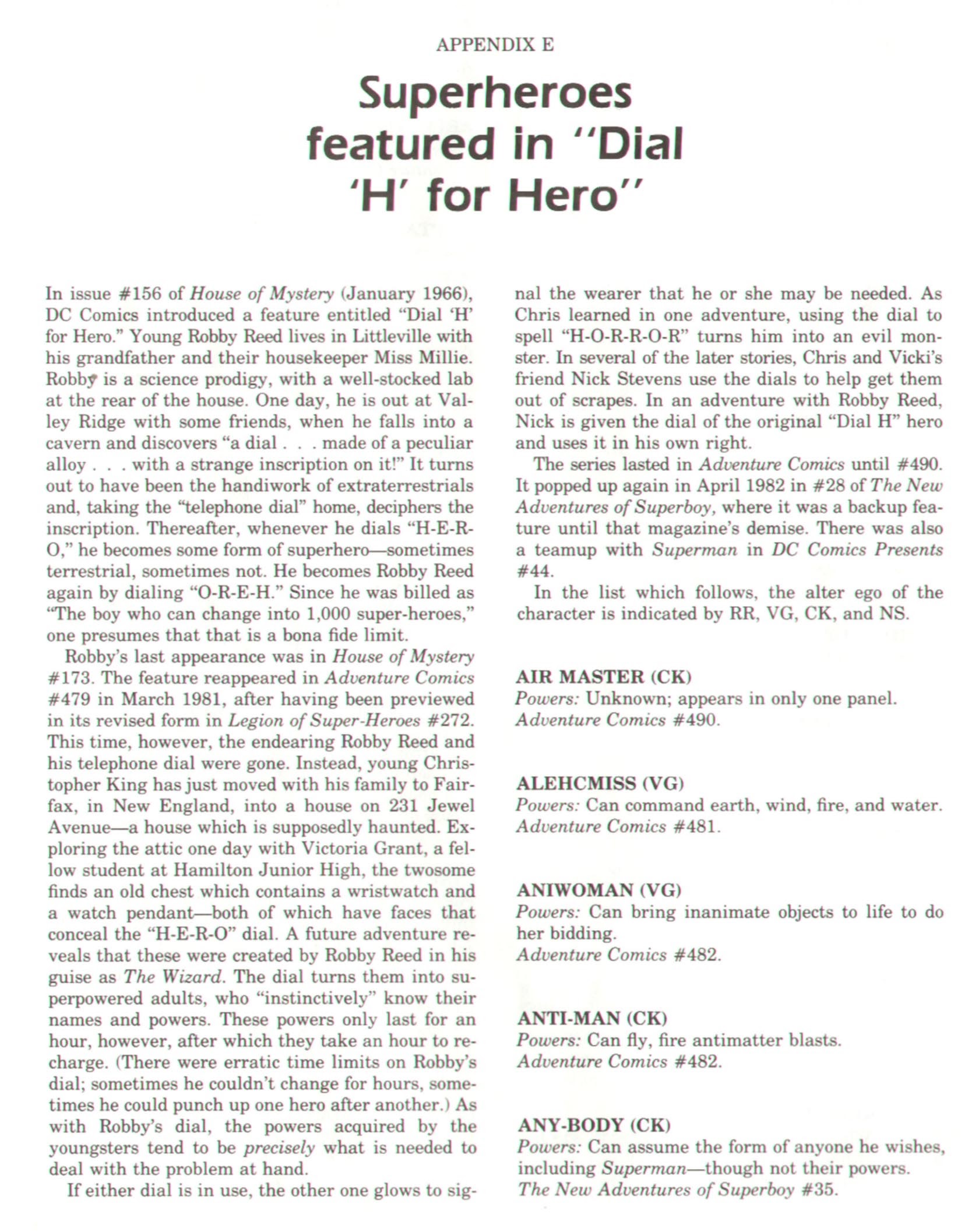 Read online The Encyclopedia of Superheroes comic -  Issue # TPB (Part 5) - 54