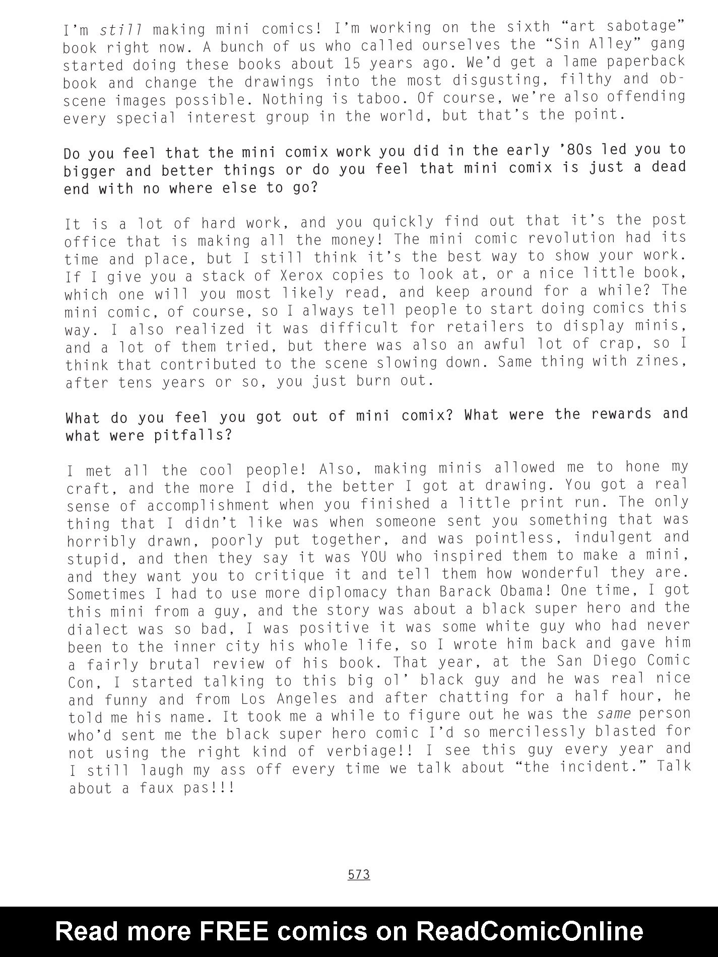 Read online NEWAVE! The Underground Mini Comix of the 1980's comic -  Issue # TPB (Part 6) - 50