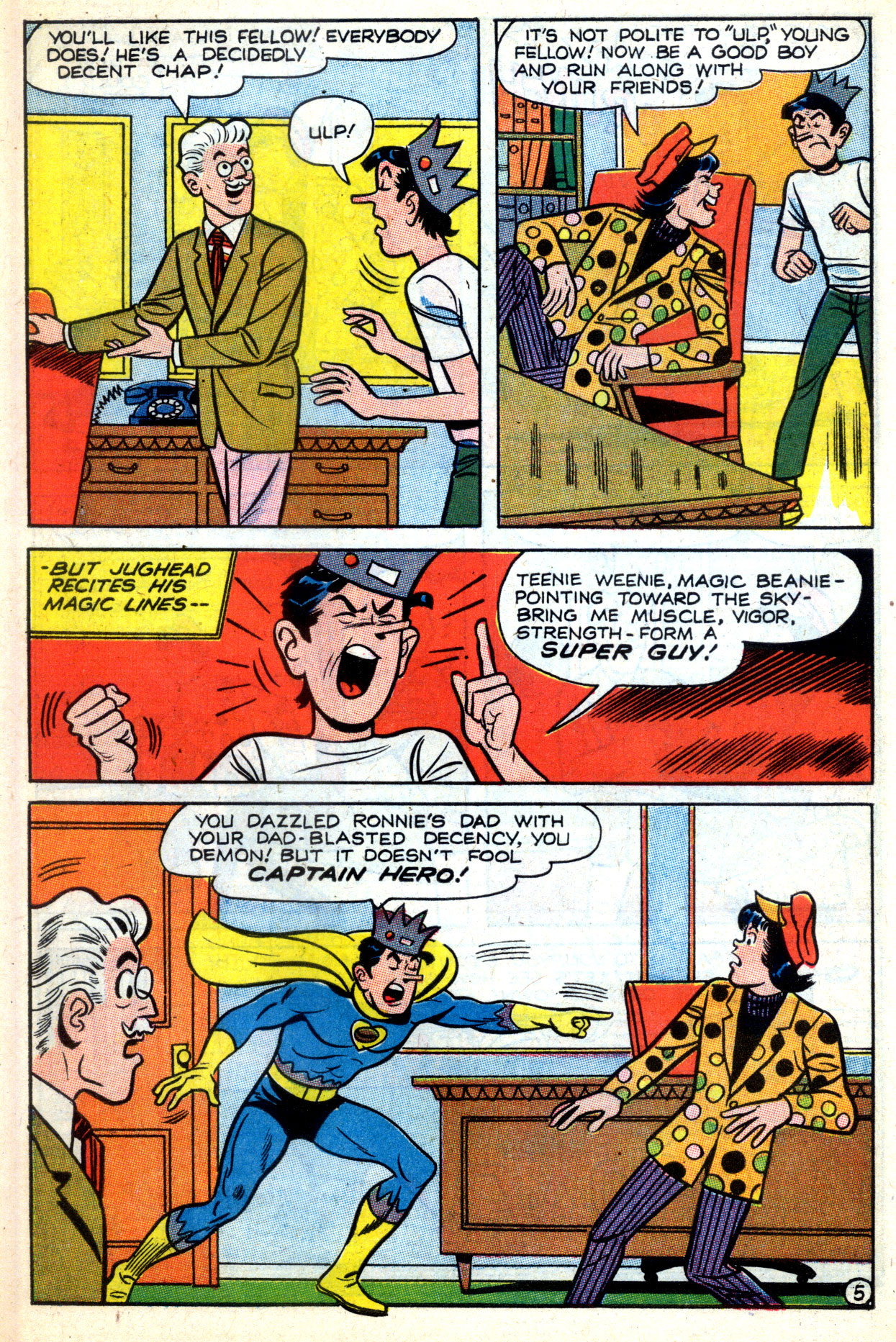 Read online Jughead As Captain Hero comic -  Issue #6 - 7