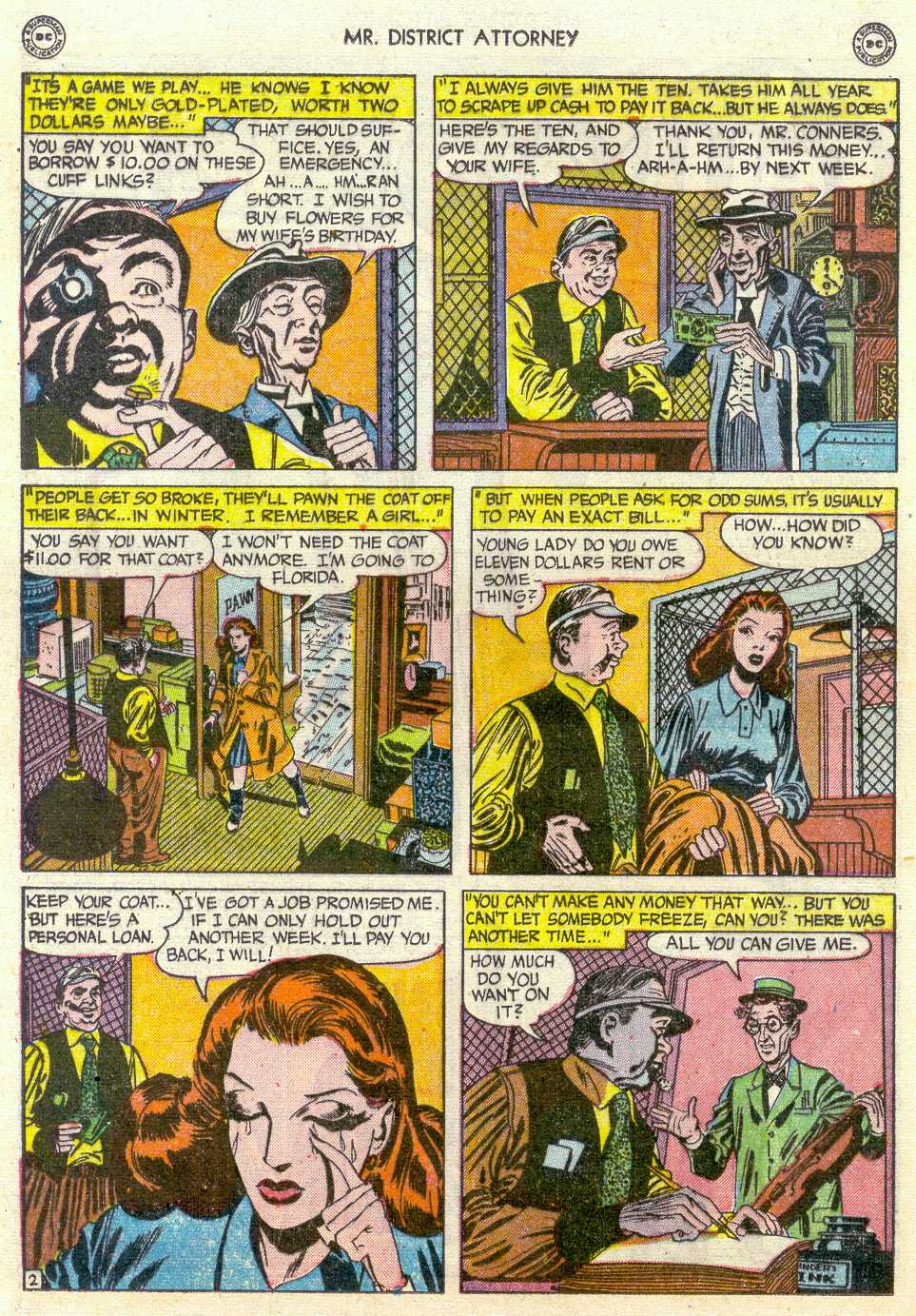 Read online Mr. District Attorney comic -  Issue #6 - 16