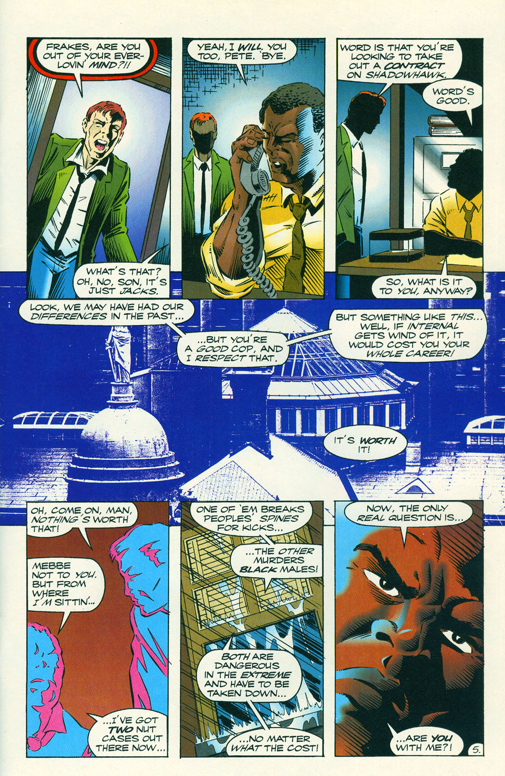 Read online ShadowHawk comic -  Issue #6 - 9