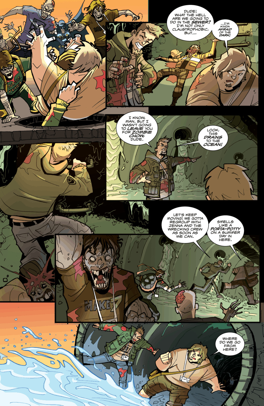 Read online Fanboys vs. Zombies comic -  Issue #10 - 8