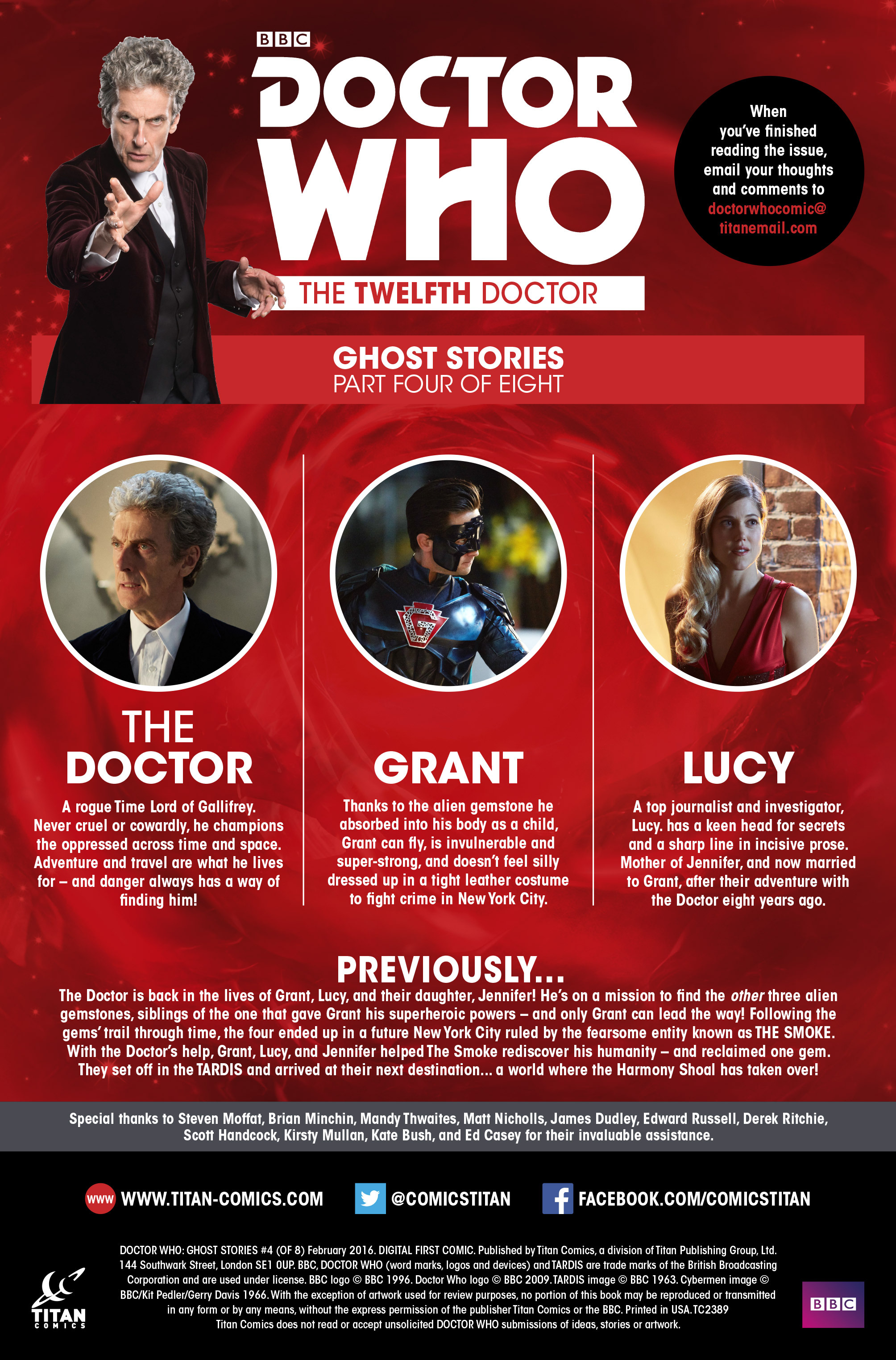 Read online Doctor Who: Ghost Stories comic -  Issue #4 - 2