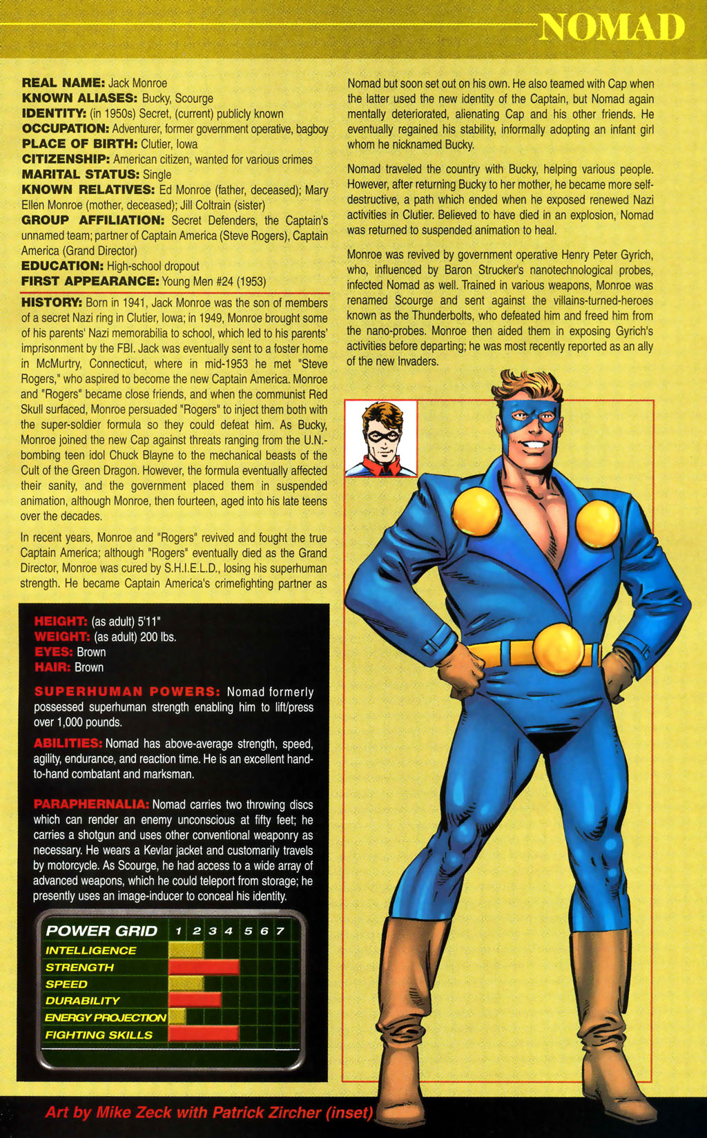 Read online The Official Handbook of the Marvel Universe: Golden Age comic -  Issue # Full - 29