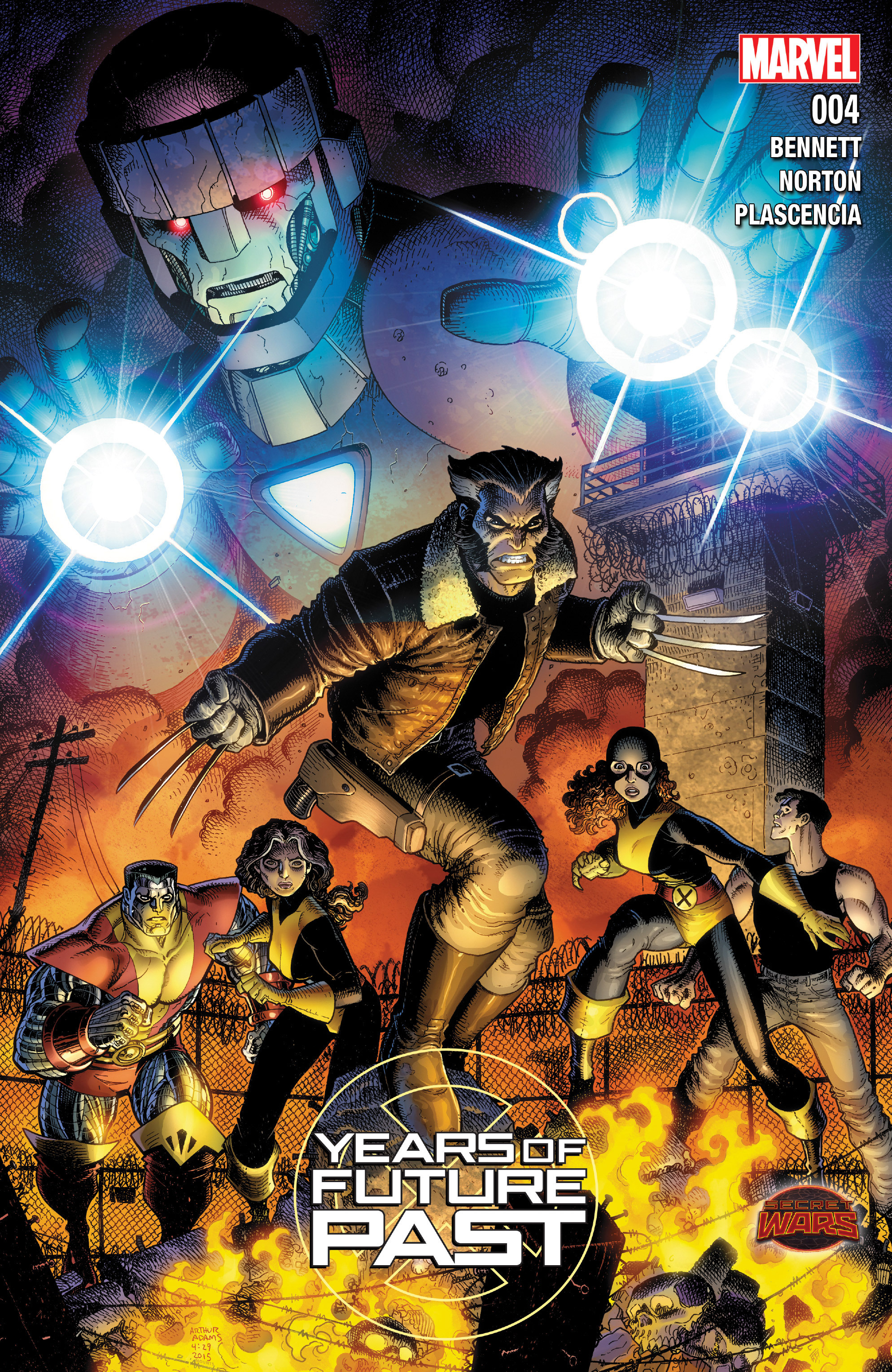 Read online Years of Future Past comic -  Issue #4 - 1