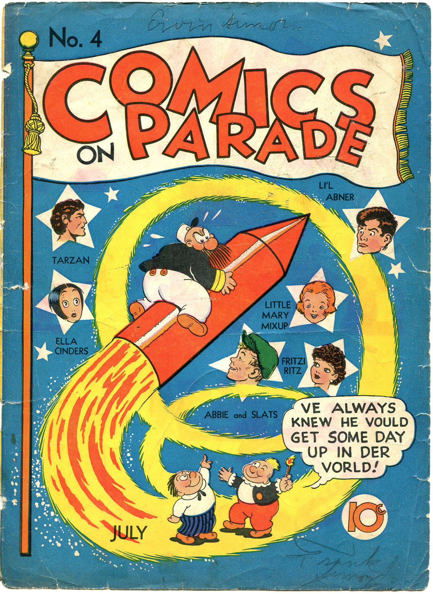 Read online Comics on Parade comic -  Issue #4 - 1