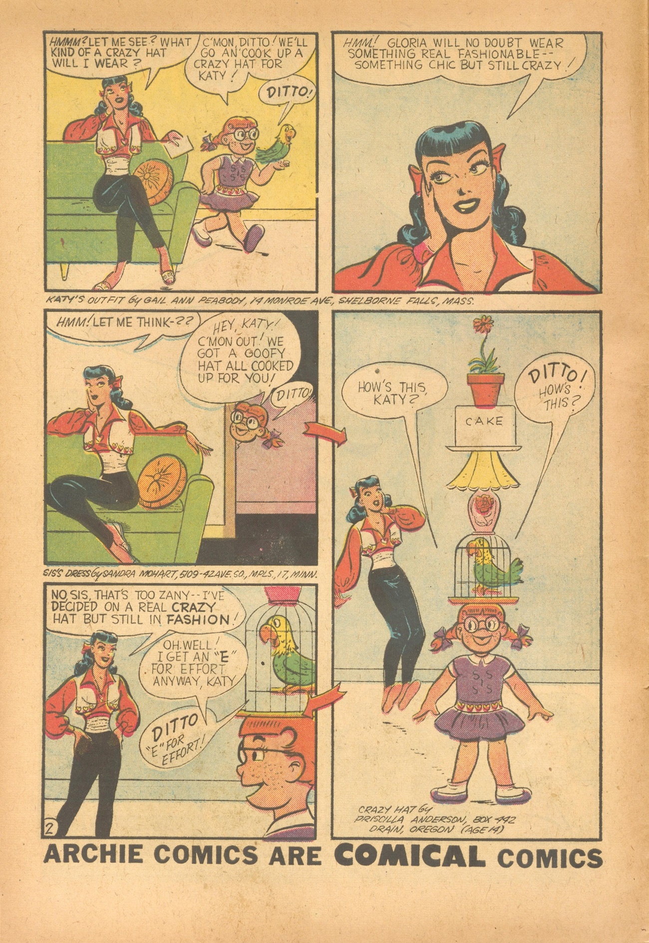 Read online Katy Keene (1949) comic -  Issue #32 - 4