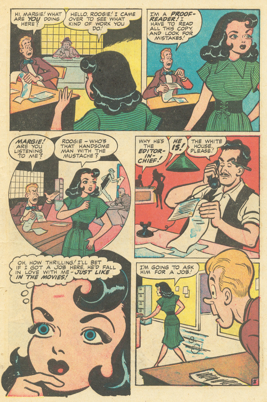 Read online Margie Comics comic -  Issue #38 - 43