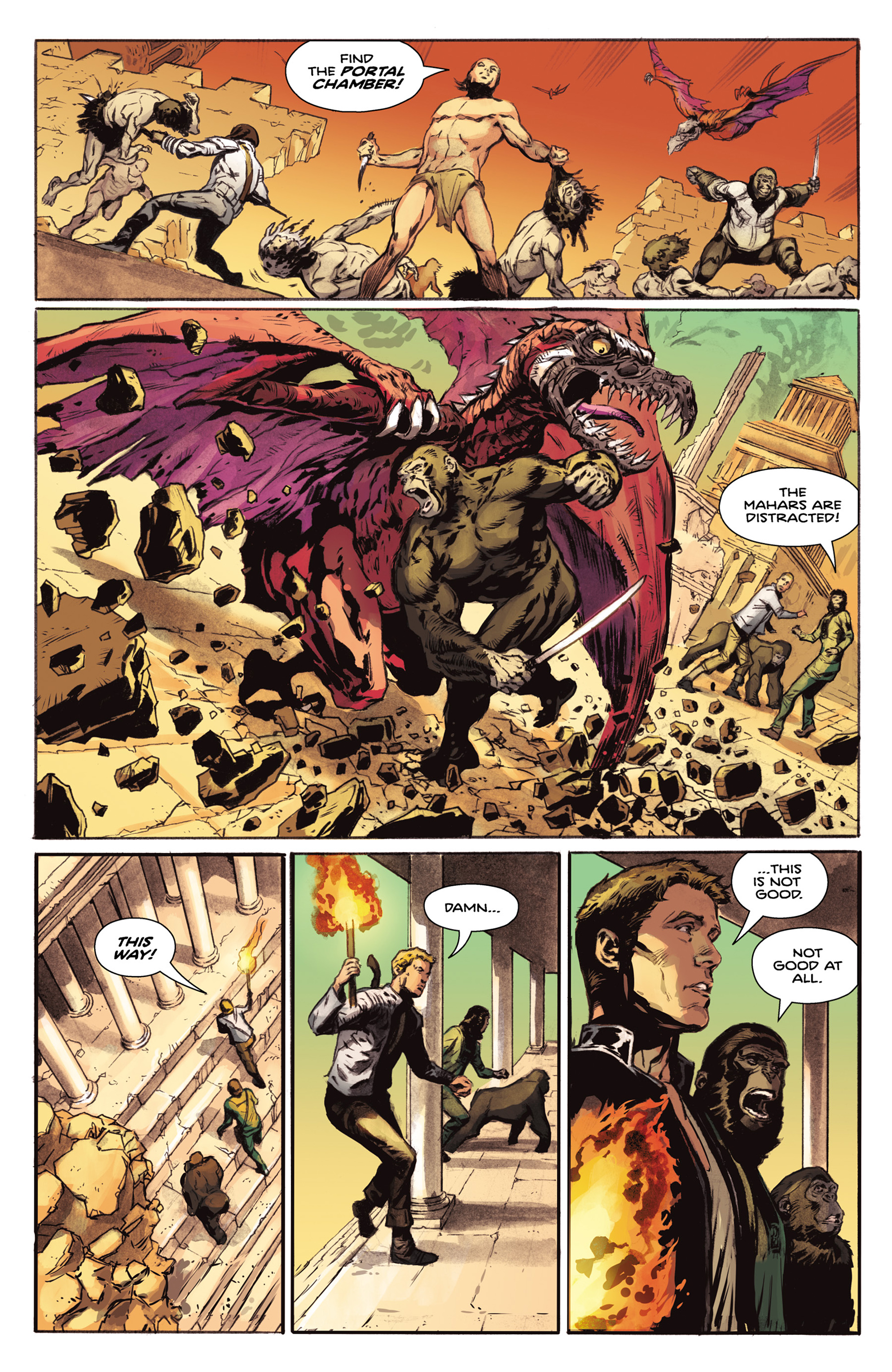 Read online Tarzan On the Planet of the Apes comic -  Issue #4 - 8