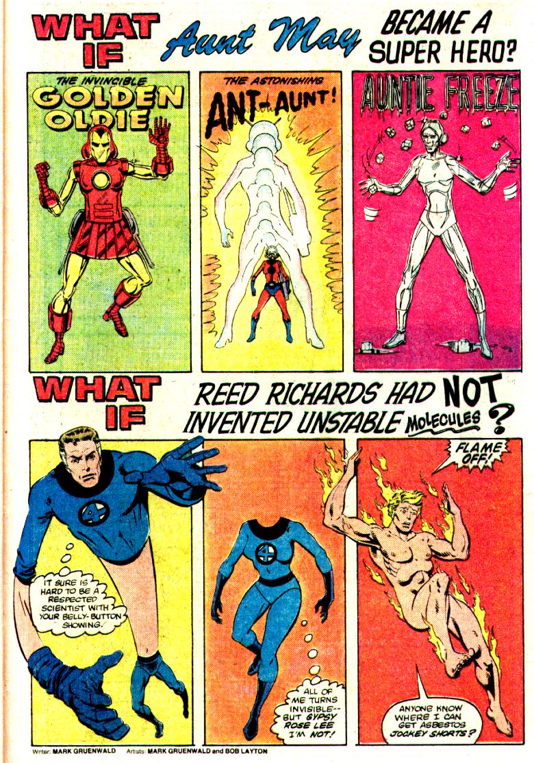 Read online What If? (1977) comic -  Issue #34 - The Watcher were a stand up comedian - 29