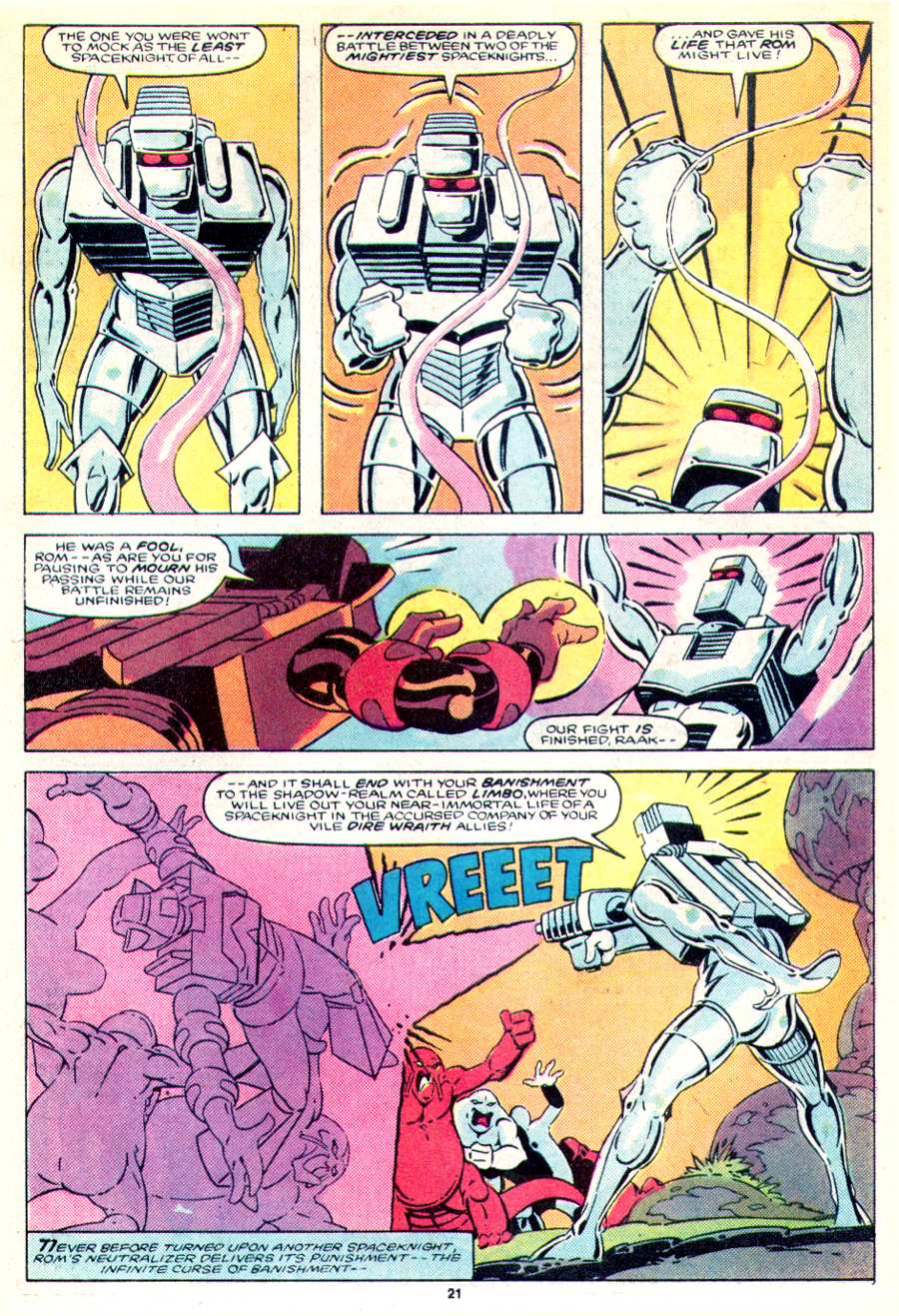 Read online ROM (1979) comic -  Issue #71 - 22