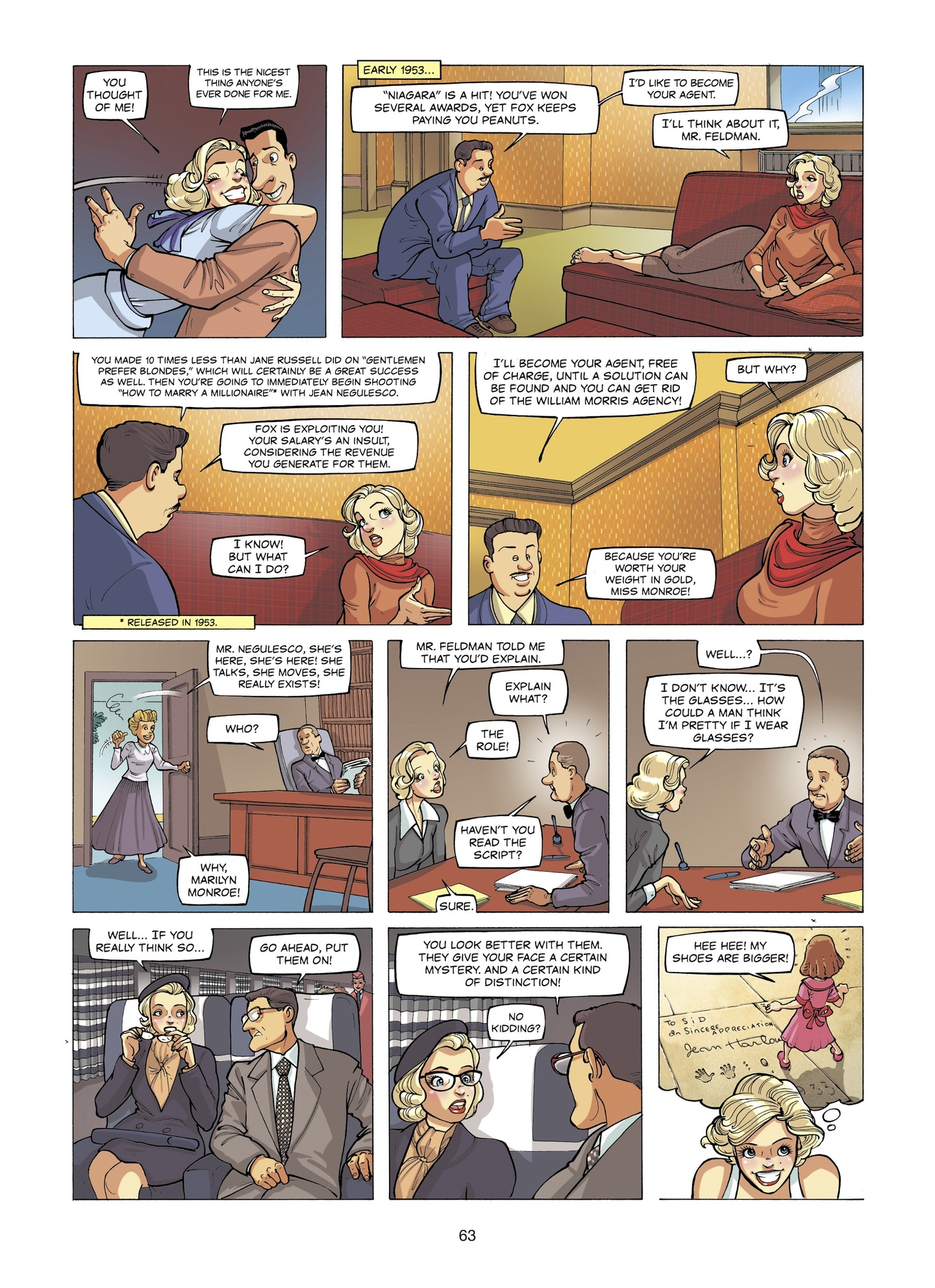 Read online The Stars of History: Marilyn Monroe comic -  Issue # TPB - 63