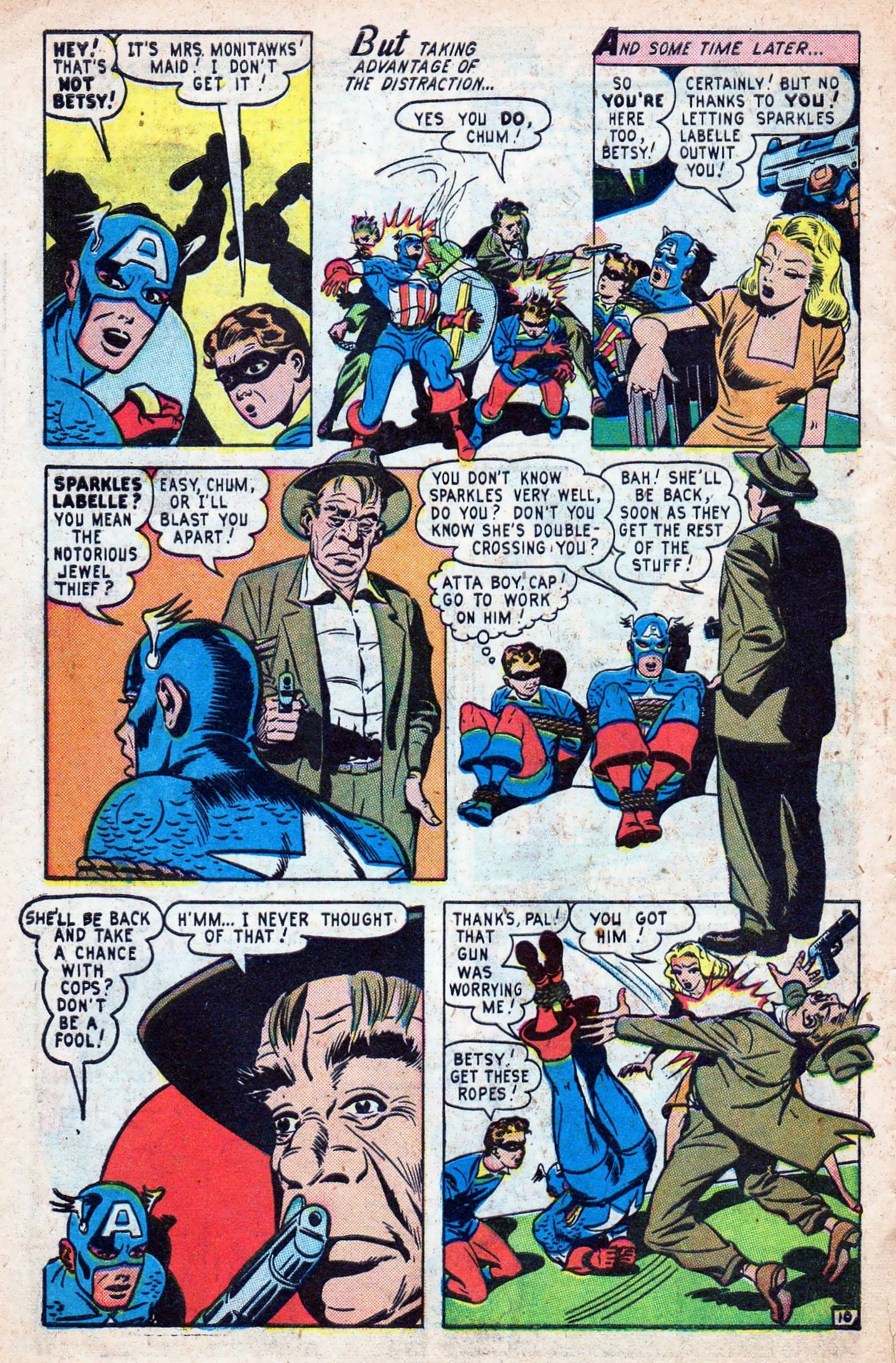 Read online Captain America Comics comic -  Issue #64 - 12