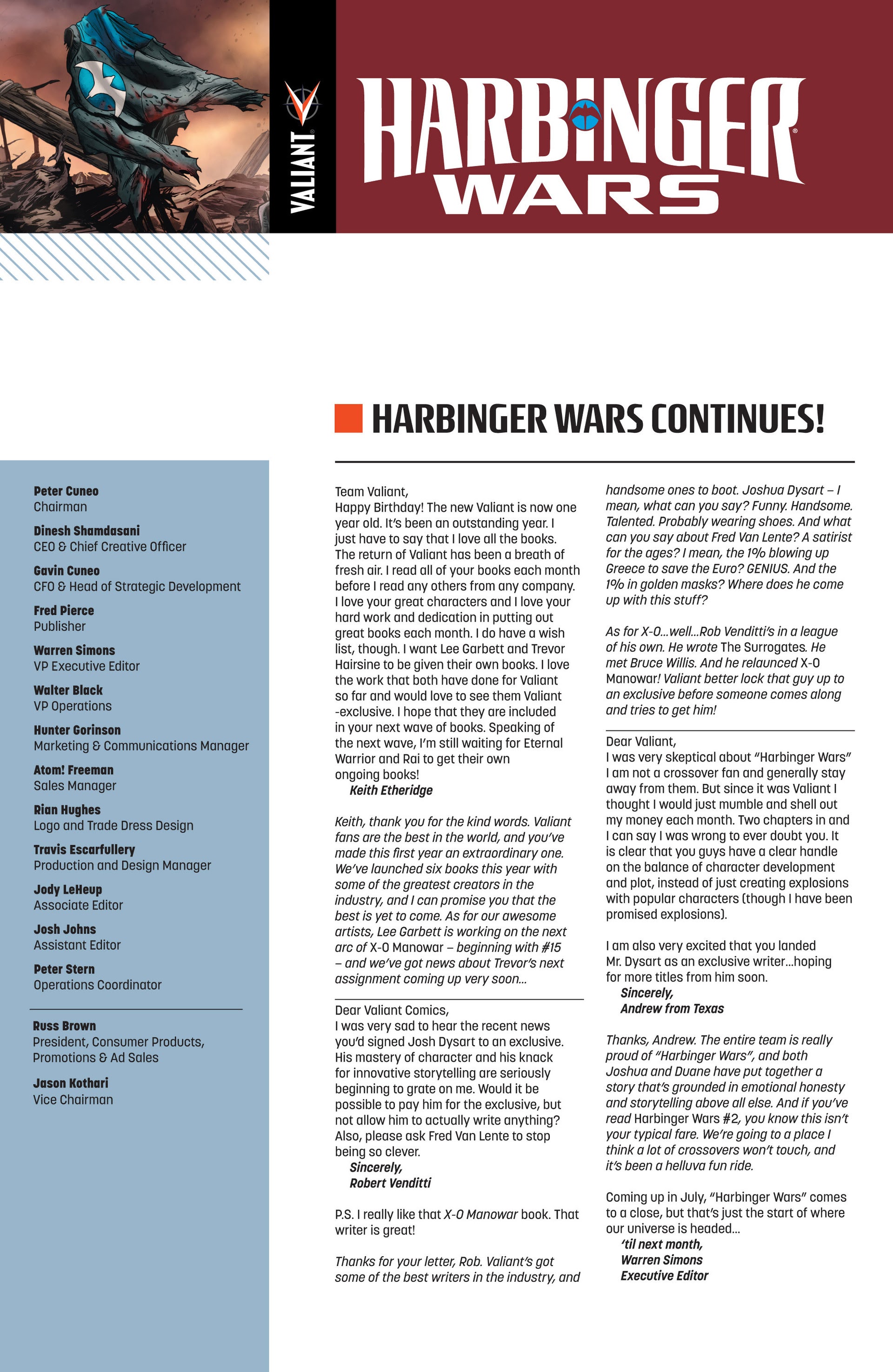 Read online Harbinger Wars comic -  Issue #3 - 27