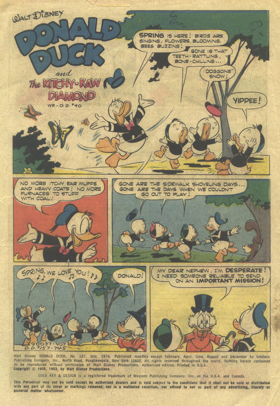 Read online Walt Disney's Donald Duck (1952) comic -  Issue #157 - 3