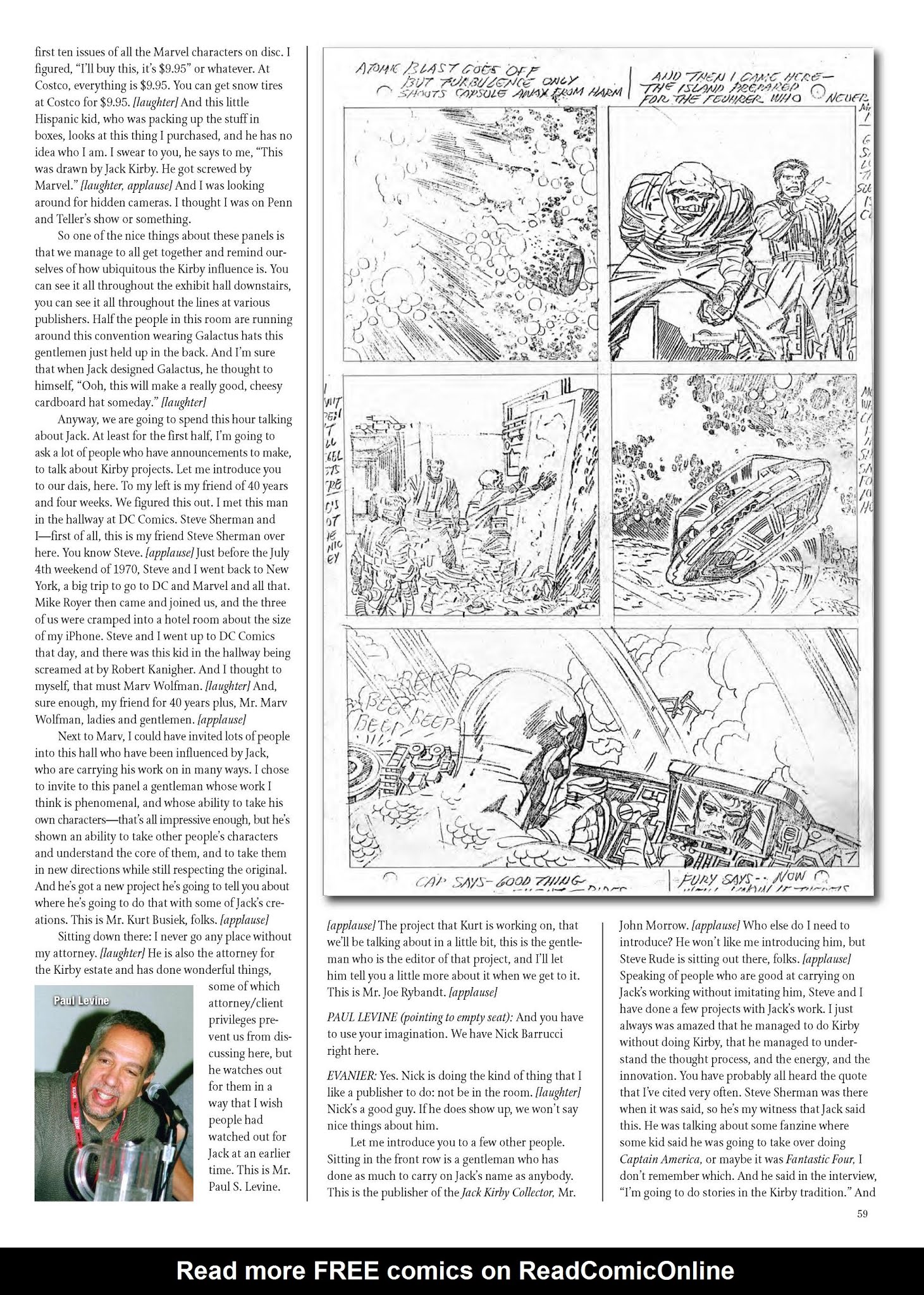Read online The Jack Kirby Collector comic -  Issue #56 - 57