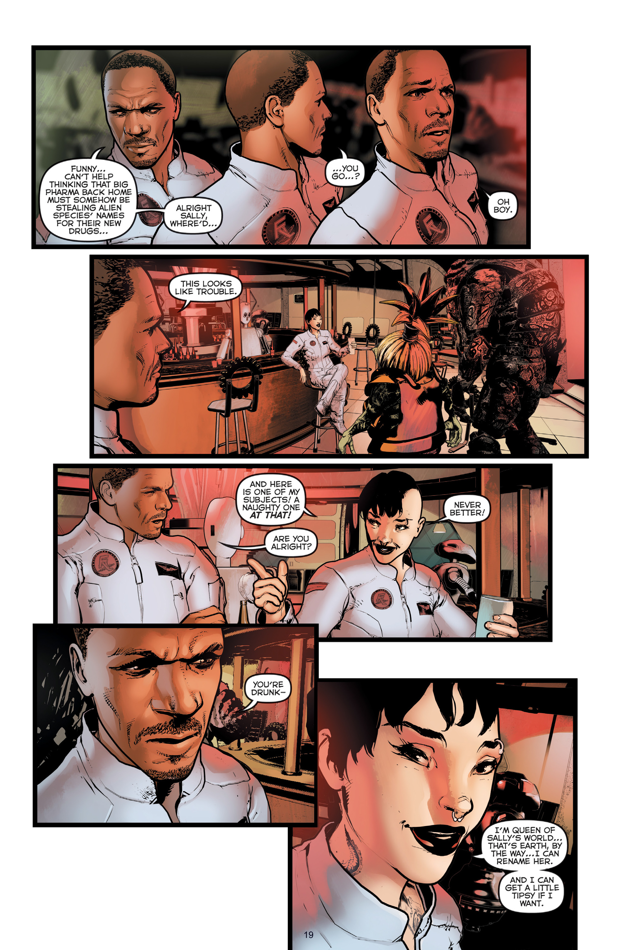 Read online Faster than Light comic -  Issue #8 - 21