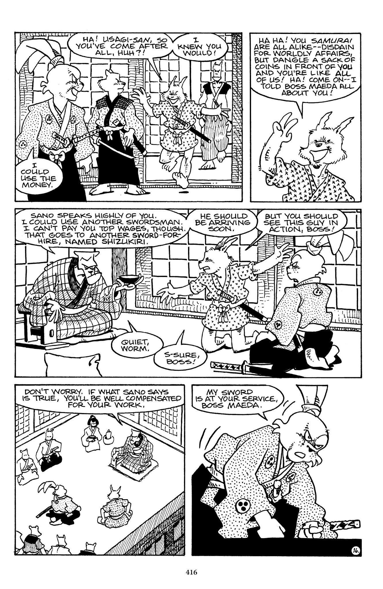 Read online The Usagi Yojimbo Saga comic -  Issue # TPB 3 - 412