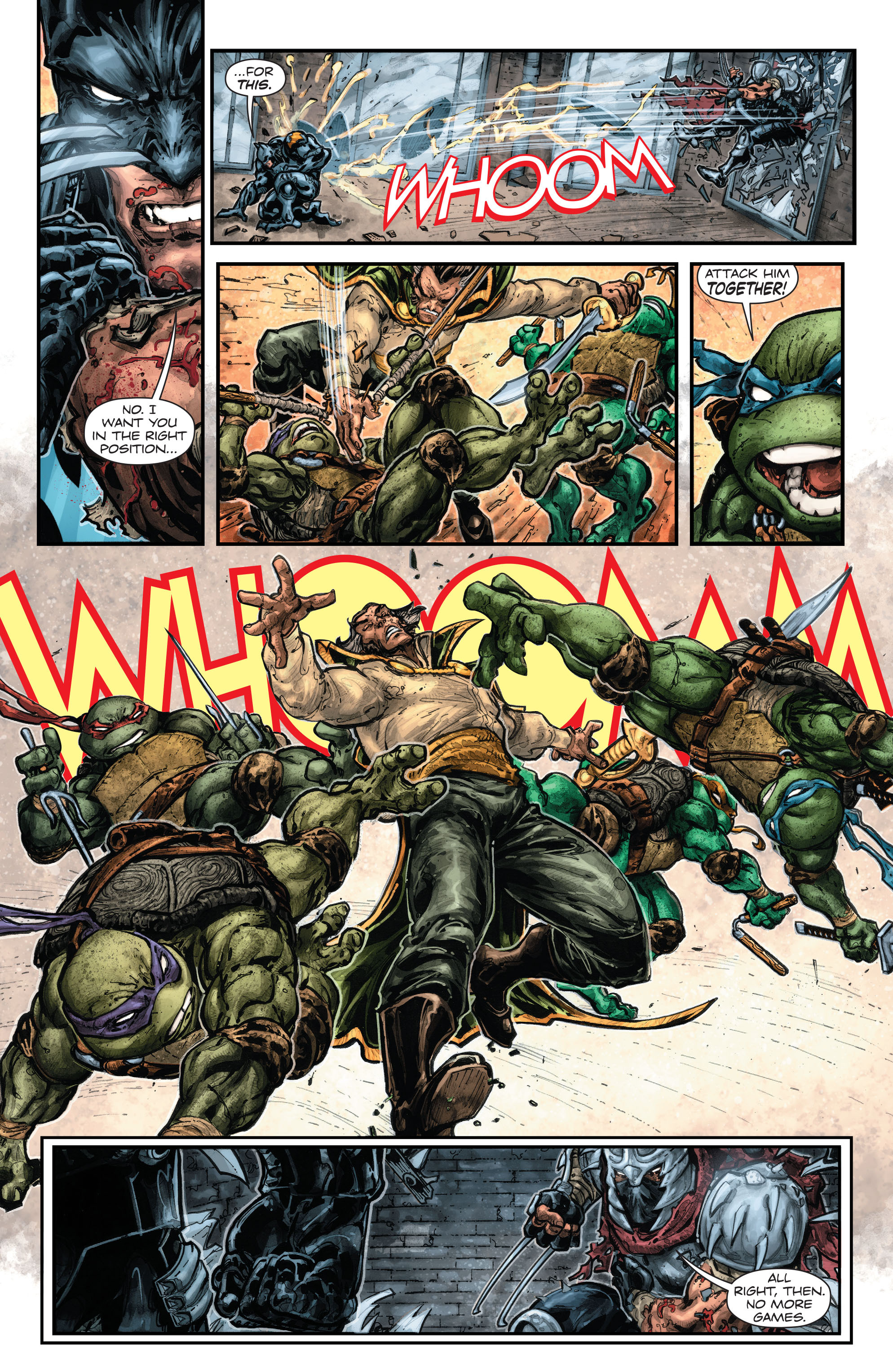 Read online Batman/Teenage Mutant Ninja Turtles comic -  Issue #6 - 16
