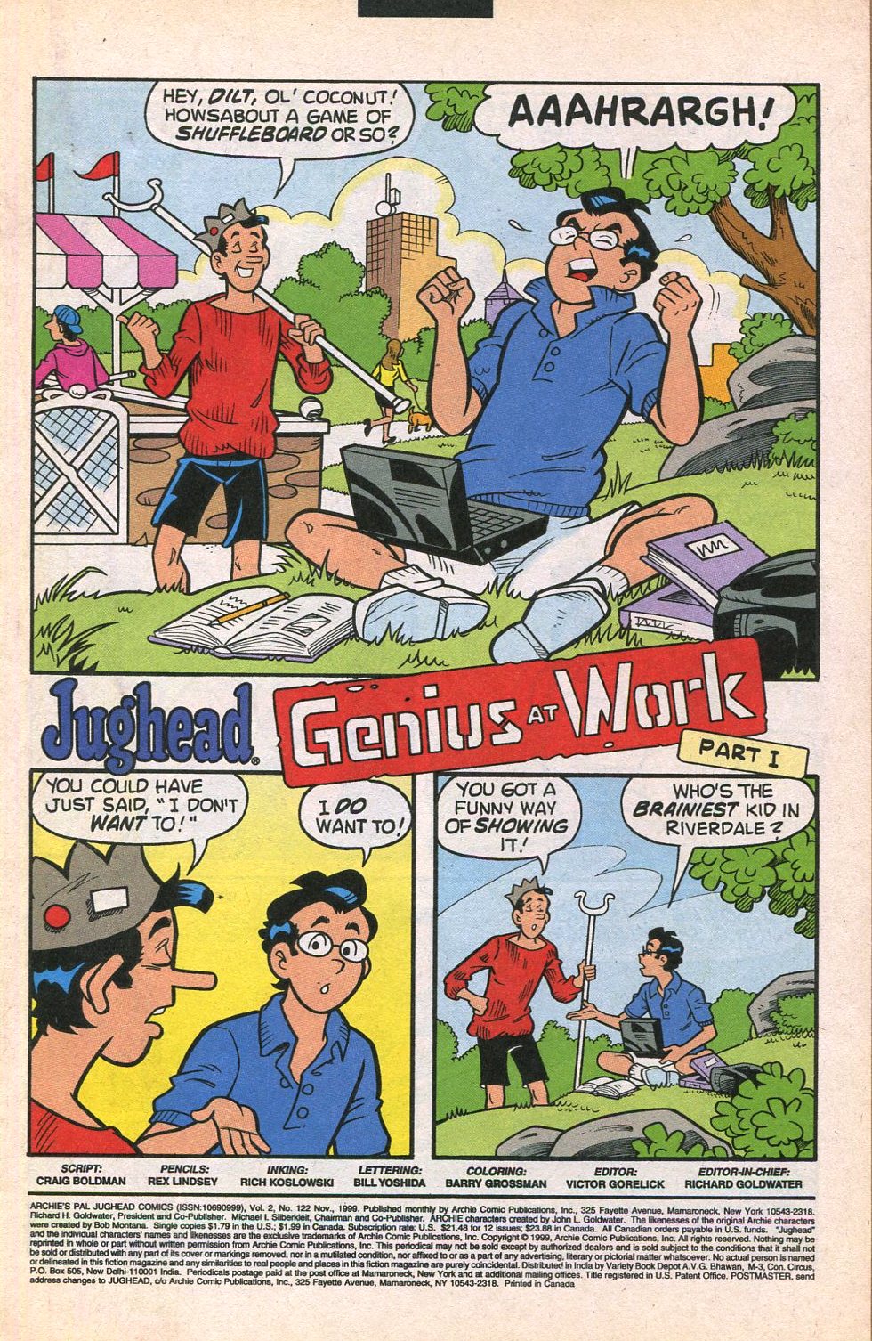 Archie's Pal Jughead Comics issue 122 - Page 3