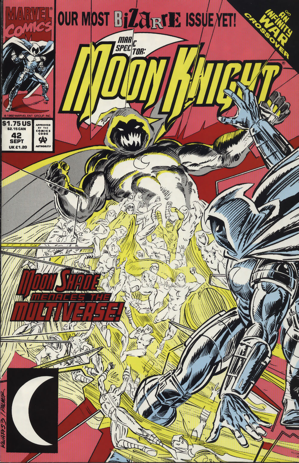 Read online Marc Spector: Moon Knight comic -  Issue #42 - 1