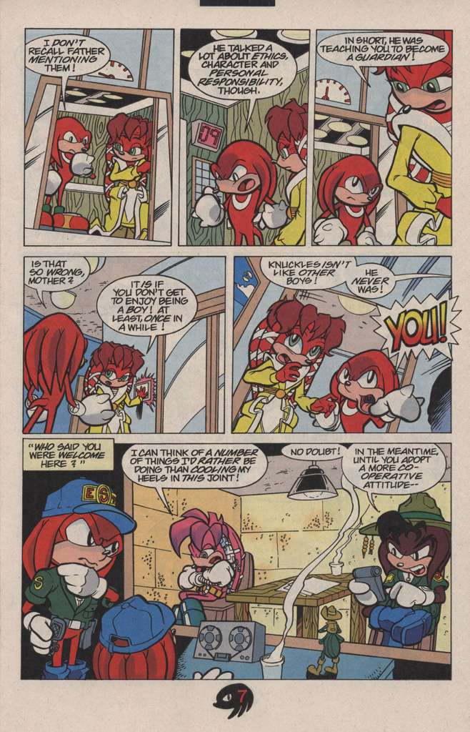 Read online Knuckles the Echidna comic -  Issue #10 - 13