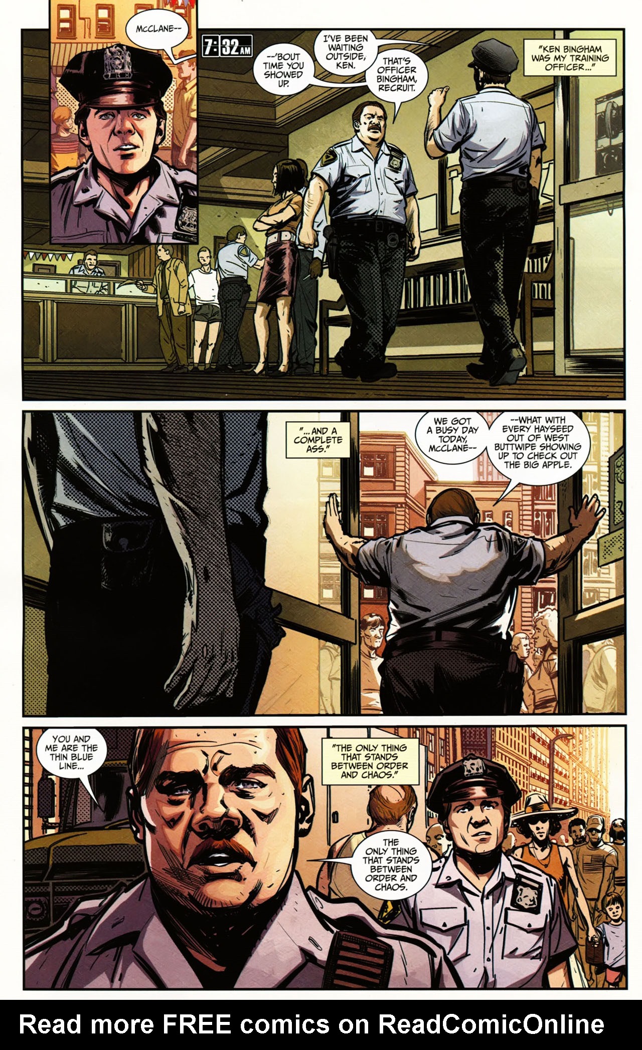 Read online Die Hard: Year One comic -  Issue #1 - 6