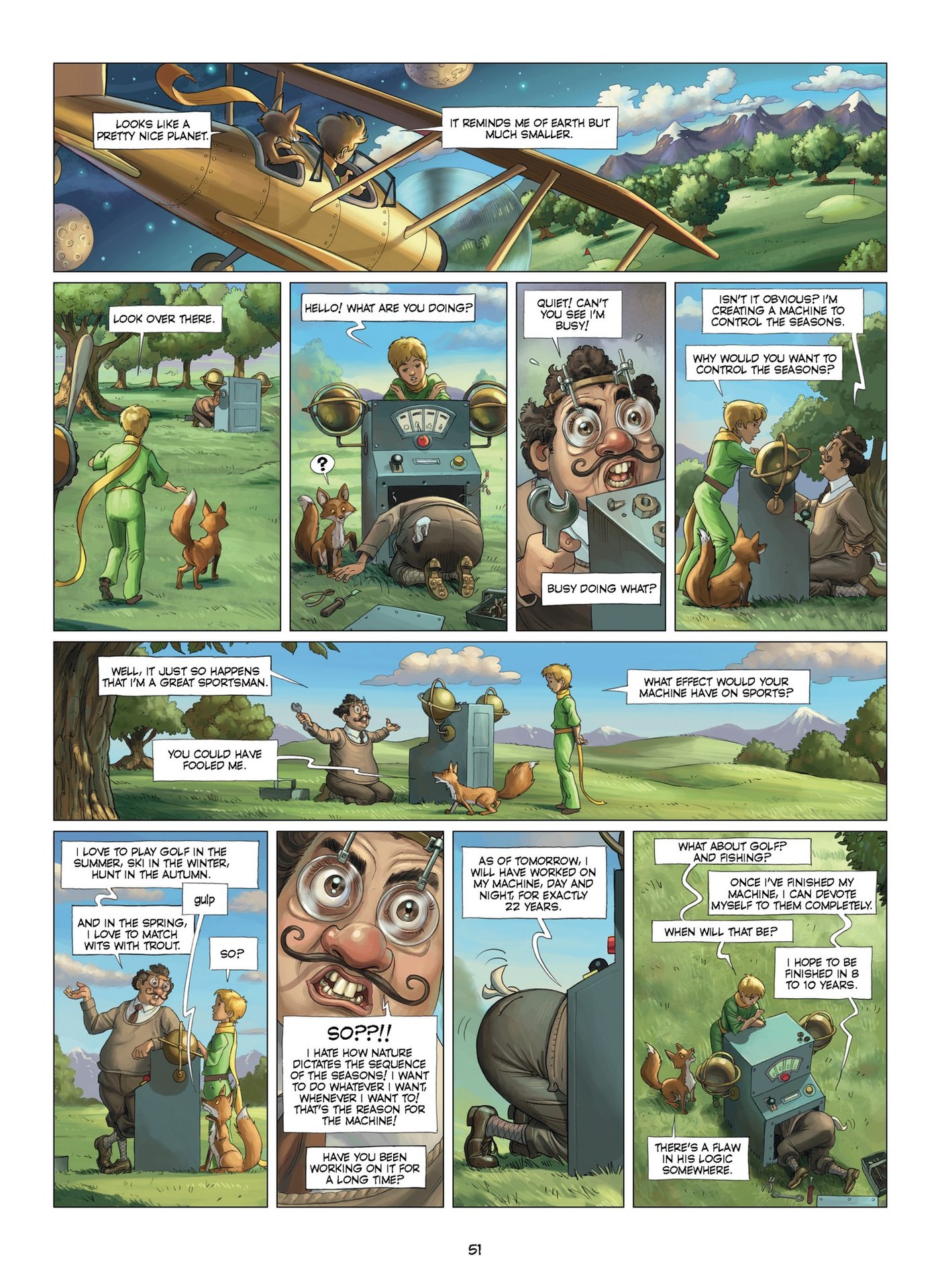 Read online The Little Prince comic -  Issue #8 - 55