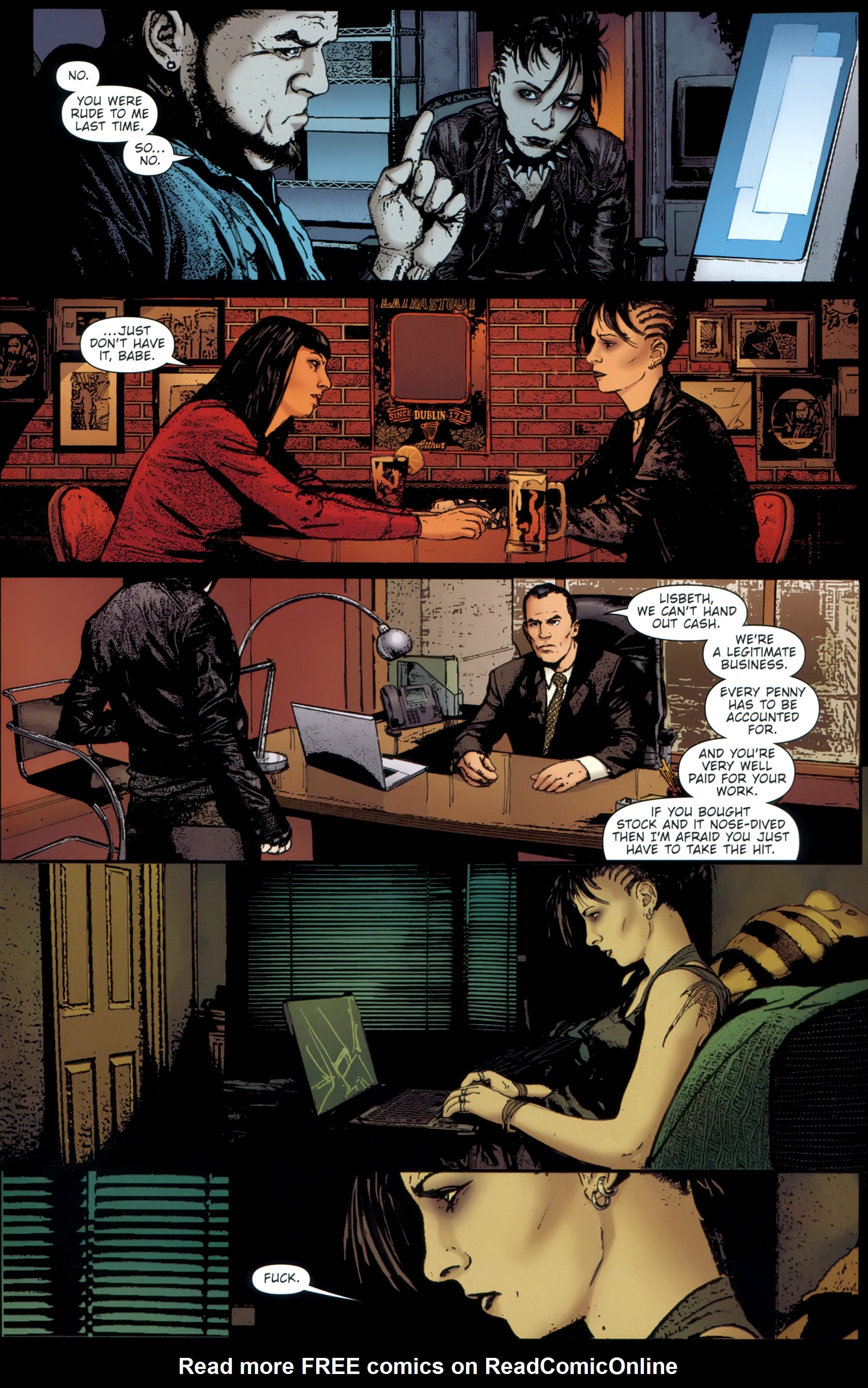 Read online The Girl With the Dragon Tattoo comic -  Issue # TPB 1 - 106