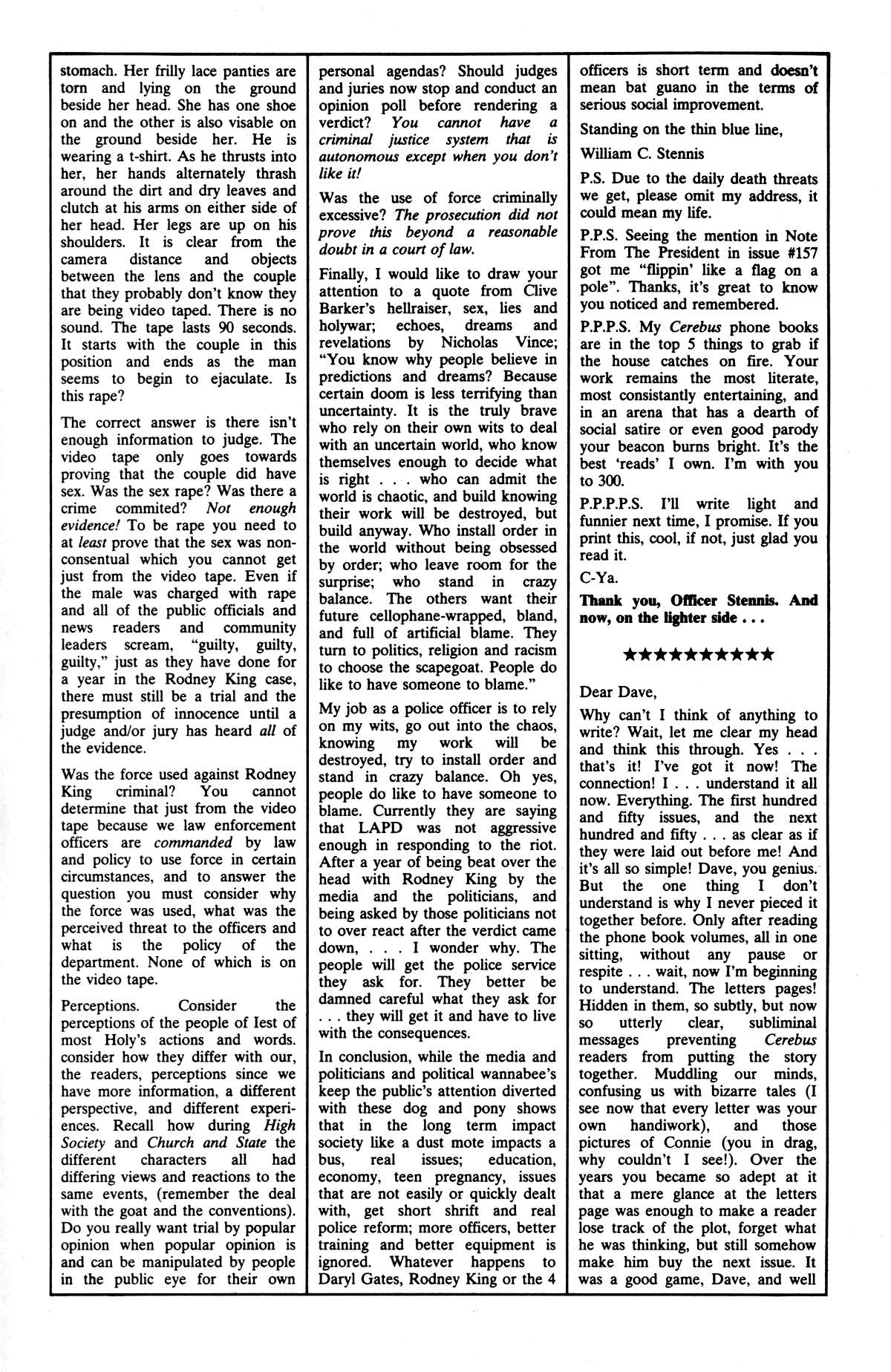 Read online Cerebus comic -  Issue #160 - 29