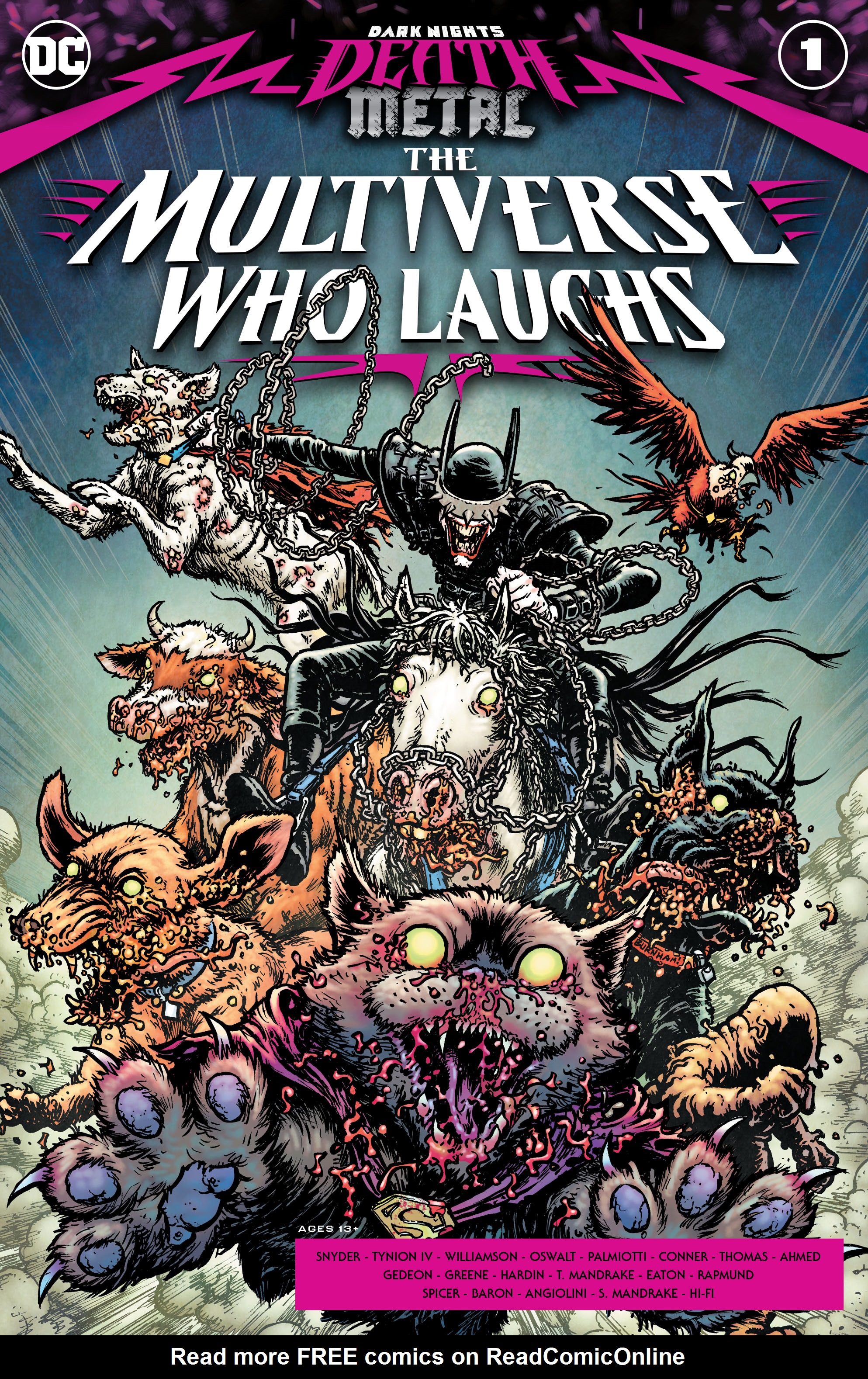 Read online Dark Nights: Death Metal - The Multiverse Who Laughs comic -  Issue # Full - 1