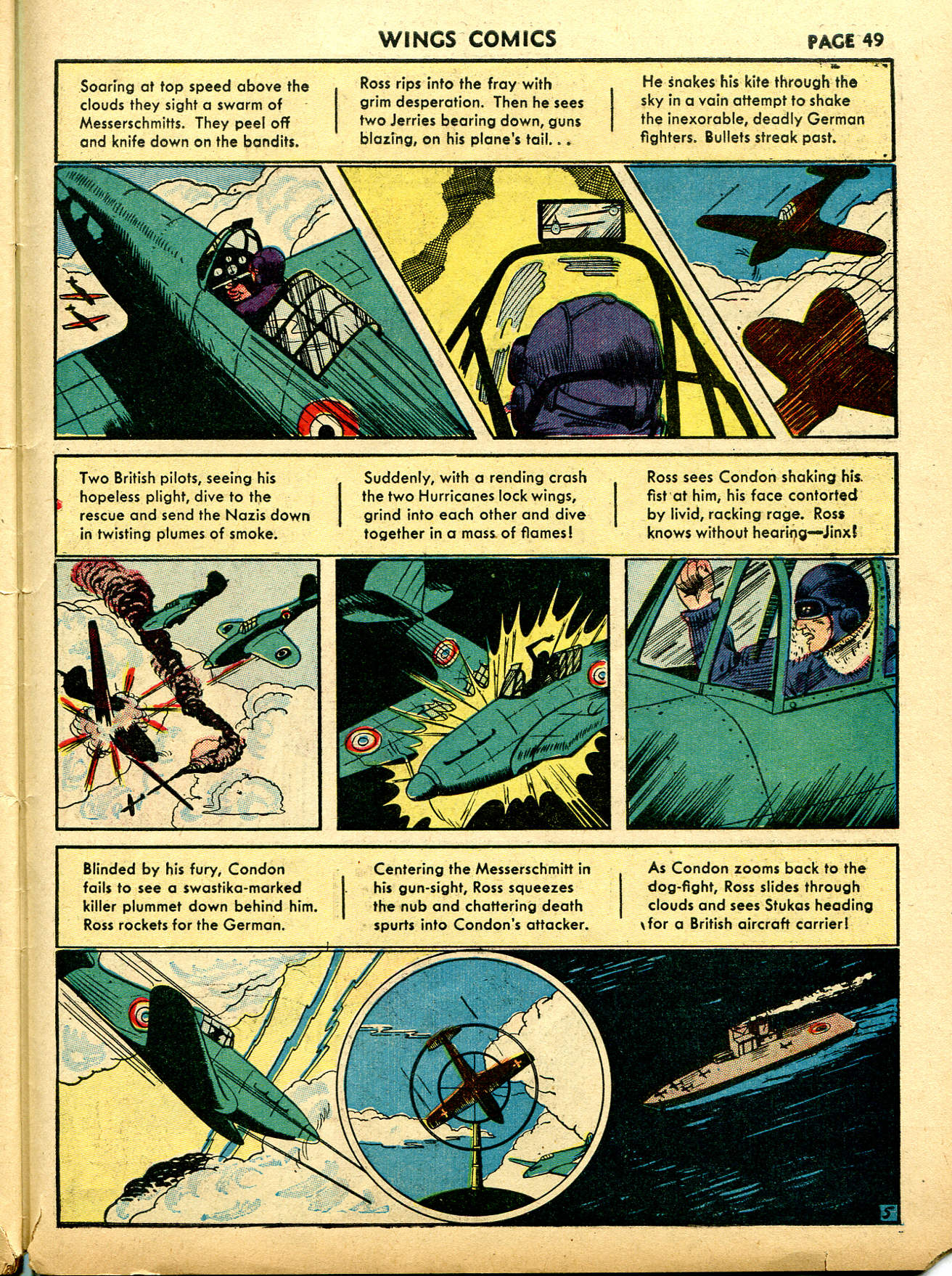 Read online Wings Comics comic -  Issue #12 - 51