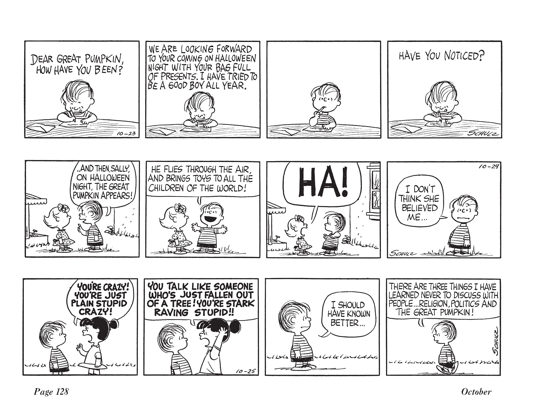 Read online The Complete Peanuts comic -  Issue # TPB 6 - 143
