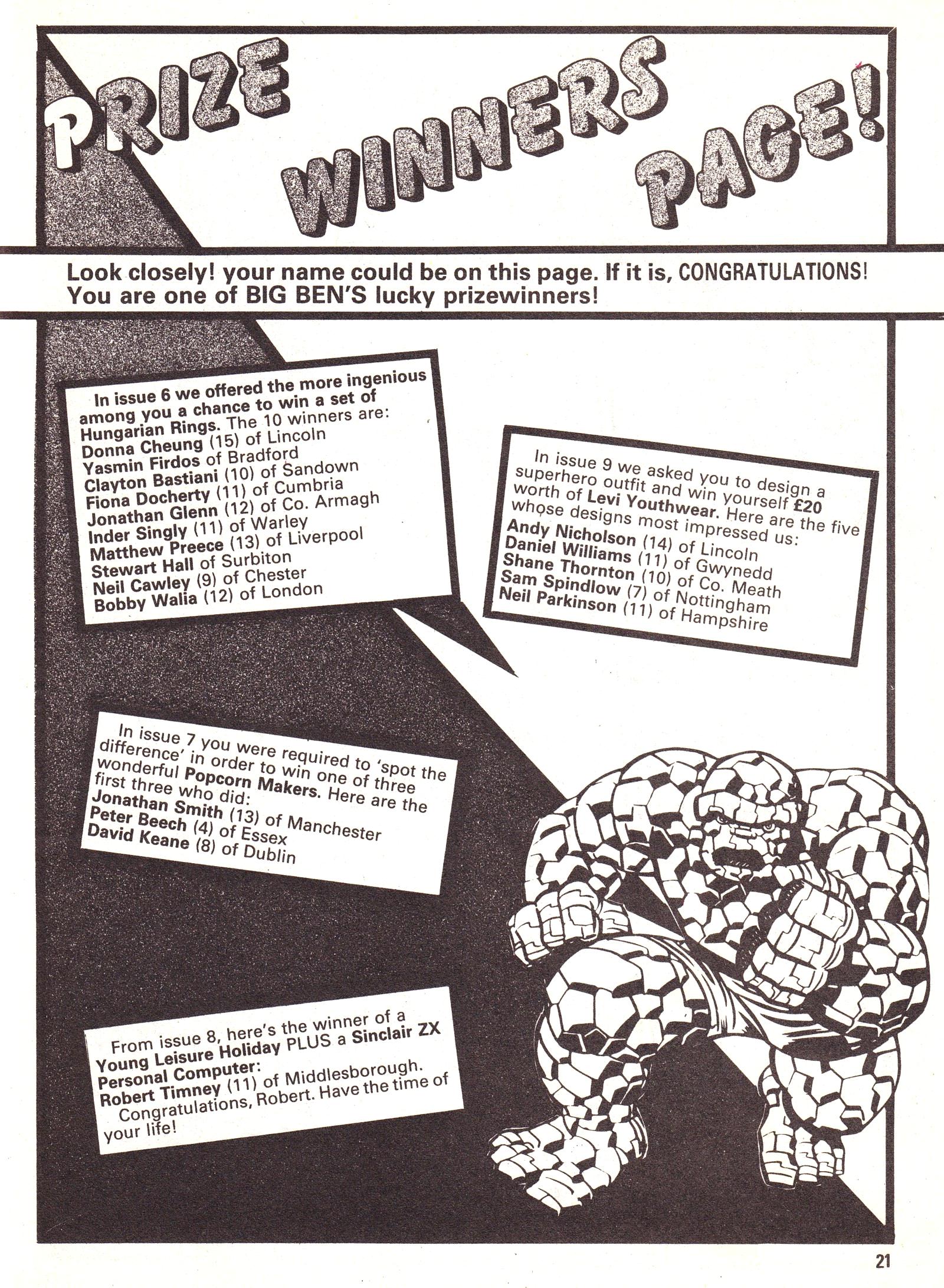 Read online The Thing Is Big Ben comic -  Issue #18 - 21