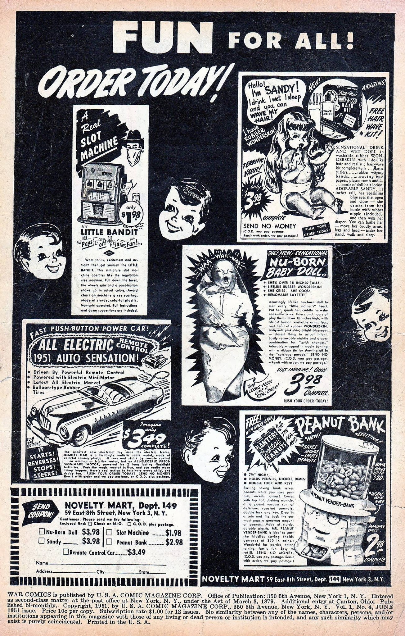 Read online War Comics comic -  Issue #4 - 2