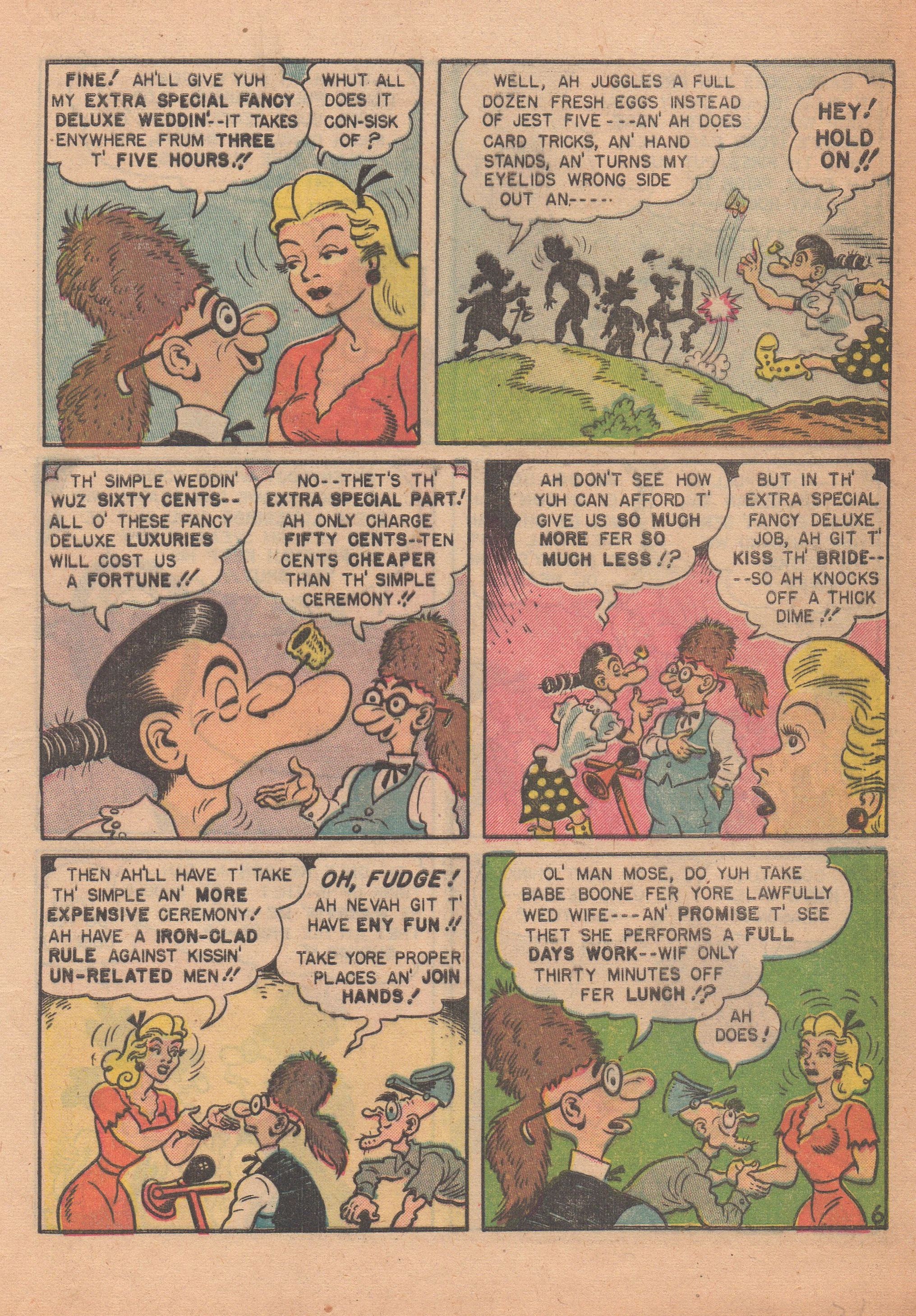 Read online Babe (1948) comic -  Issue #5 - 21