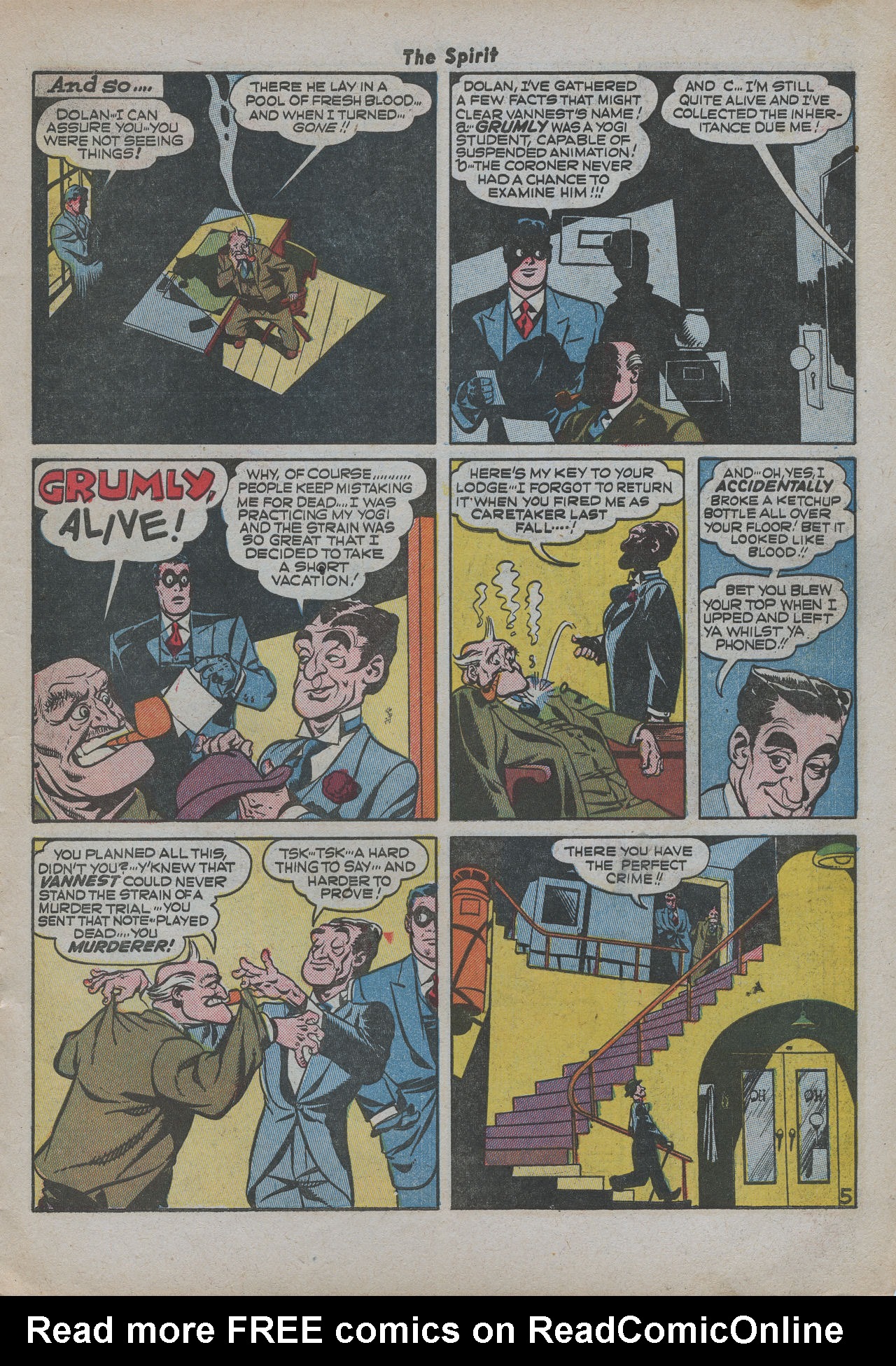 Read online The Spirit (1944) comic -  Issue #21 - 15