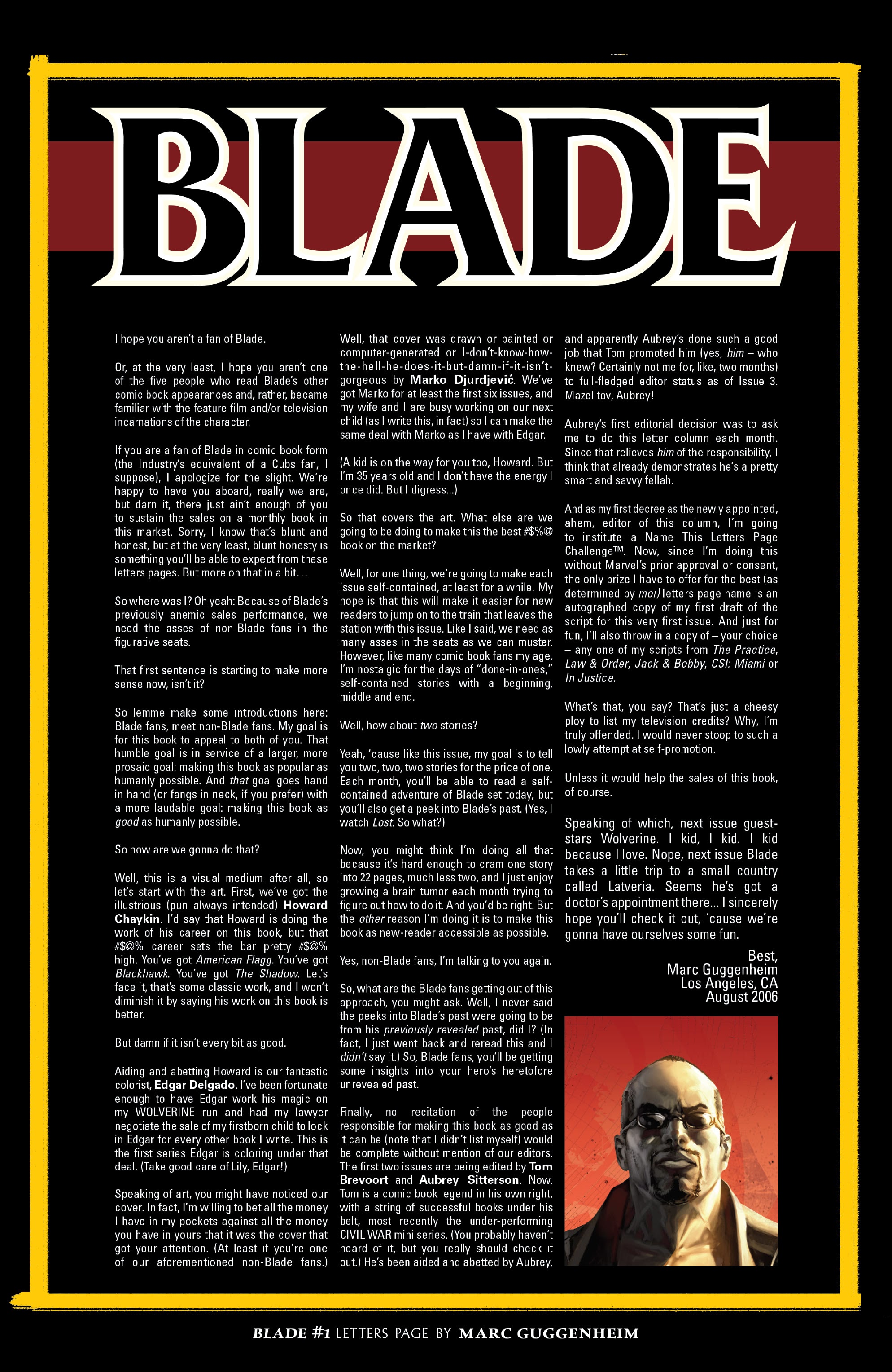 Read online Blade by Marc Guggenheim: The Complete Collection comic -  Issue # TPB (Part 3) - 120