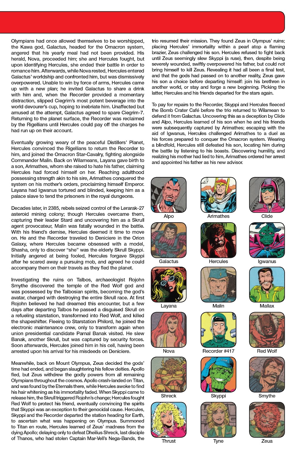 Marvel Legacy:  The 1980's Handbook issue Full - Page 27