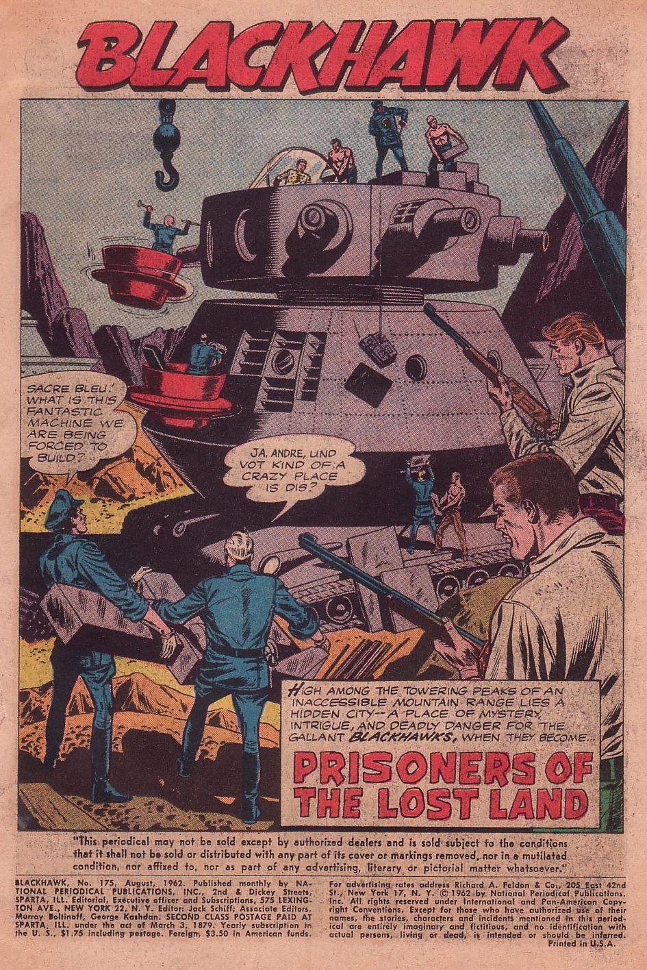 Blackhawk (1957) Issue #175 #68 - English 3