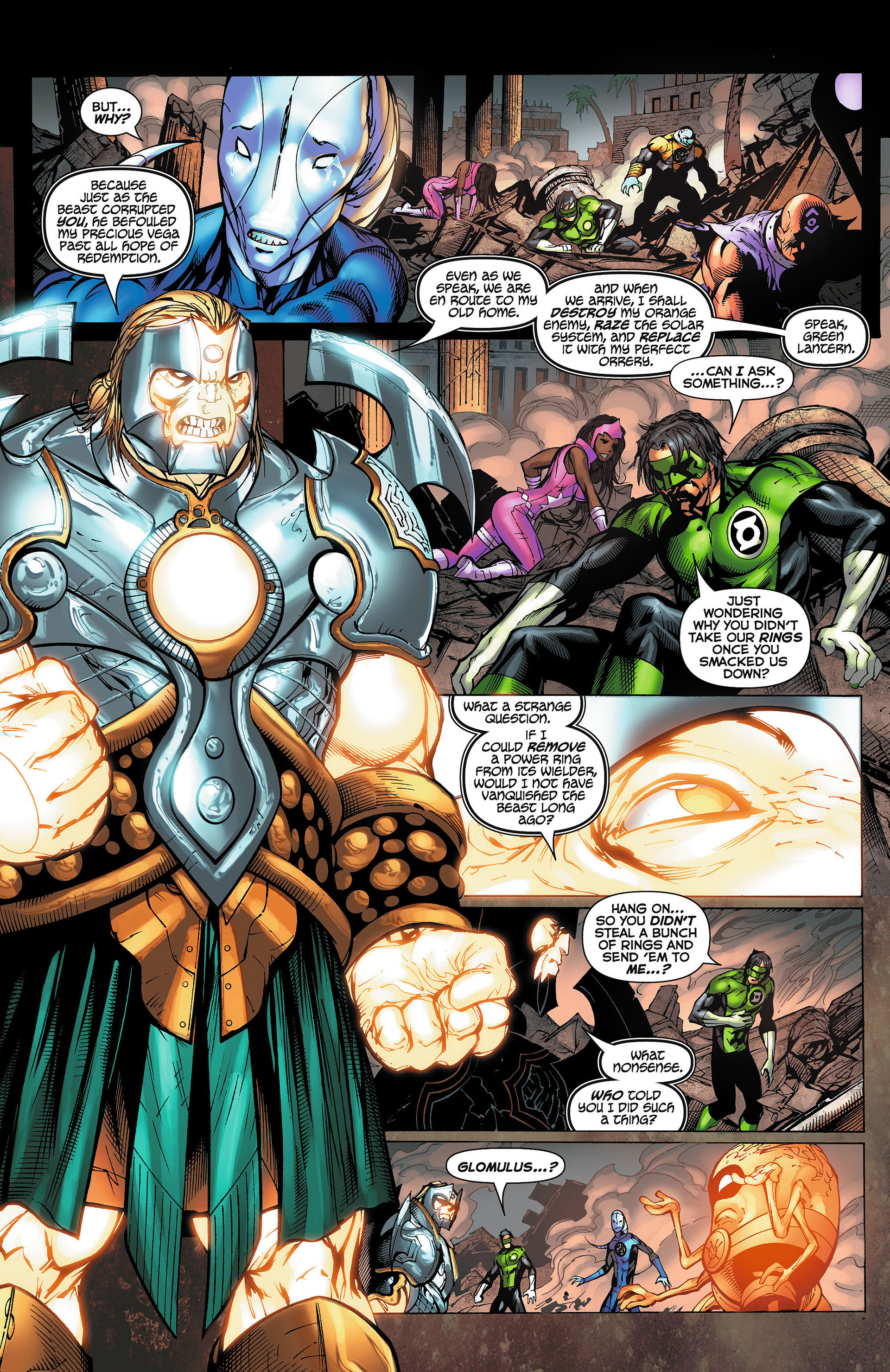 Read online Green Lantern: New Guardians comic -  Issue #7 - 8