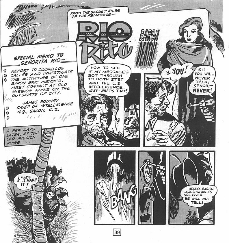 Read online Femforce Femme Fatal: Rio Rita comic -  Issue # Full - 41