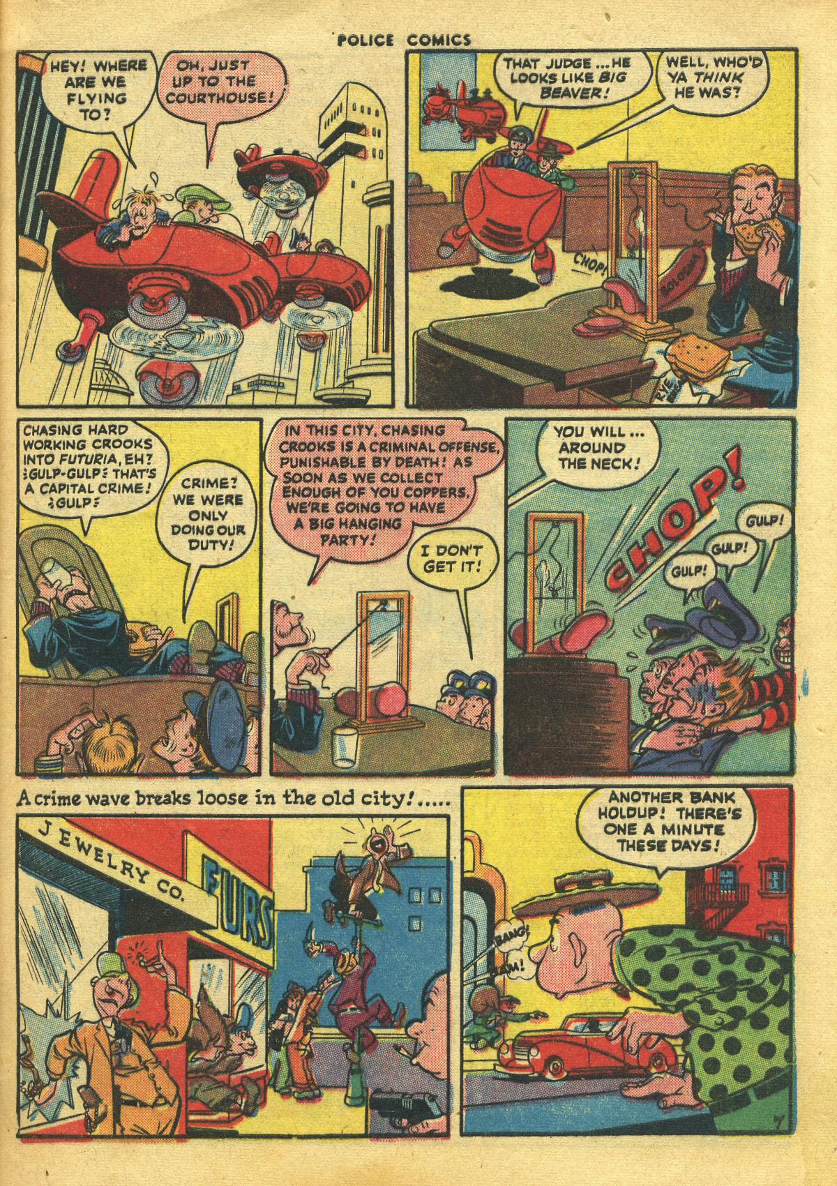 Read online Police Comics comic -  Issue #48 - 9