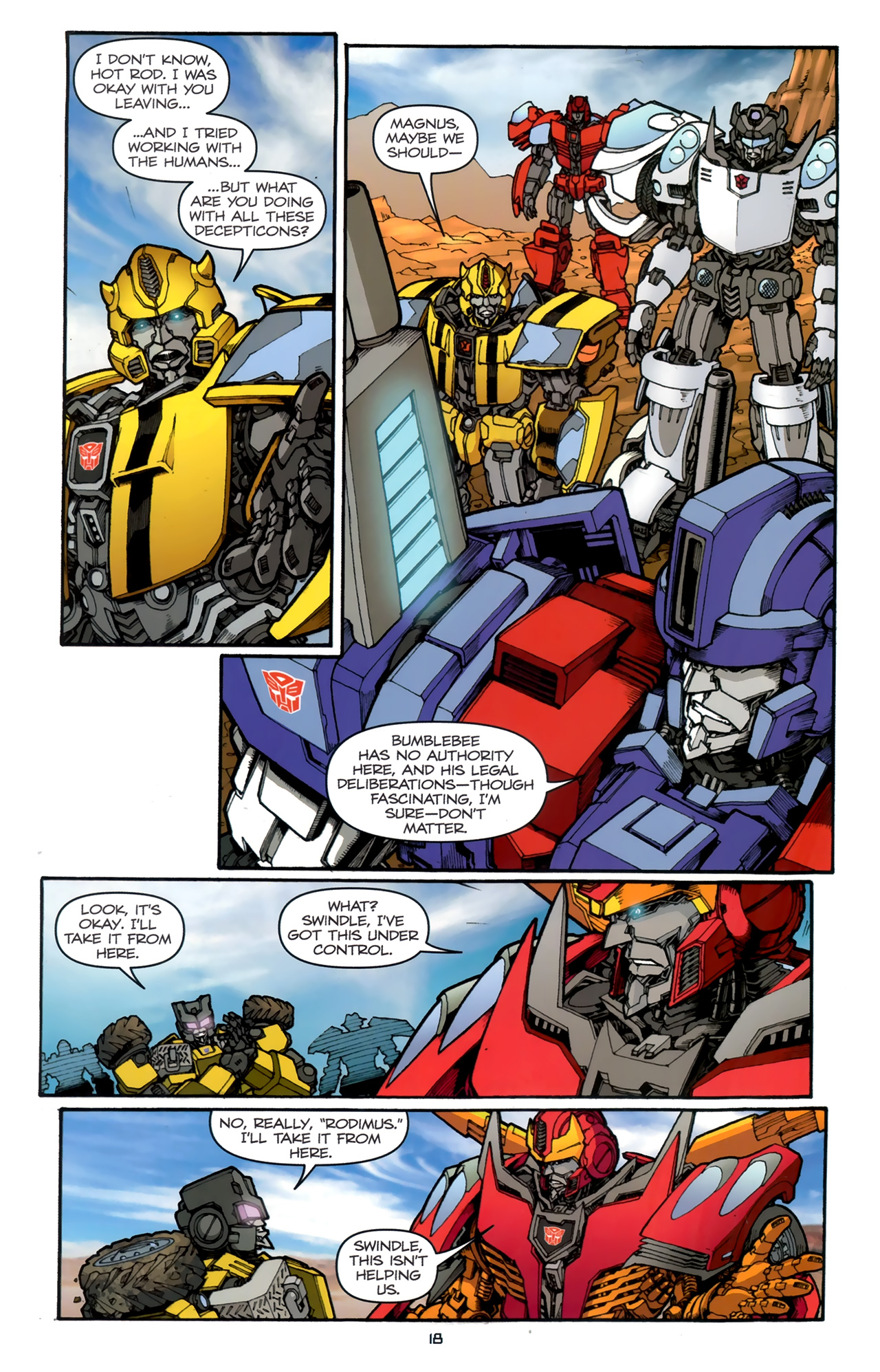 Read online The Transformers (2009) comic -  Issue #5 - 21