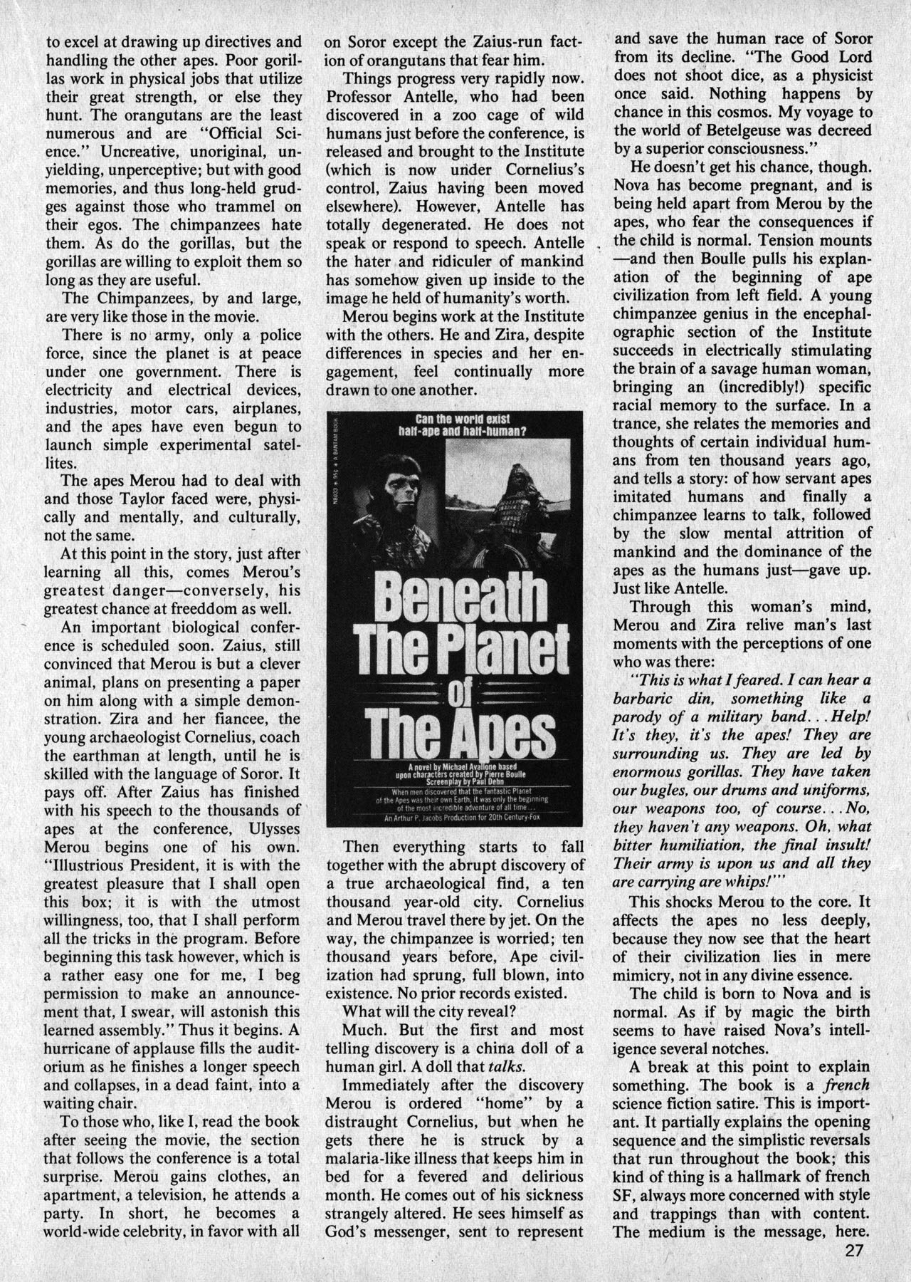 Read online Planet of the Apes comic -  Issue #19 - 26