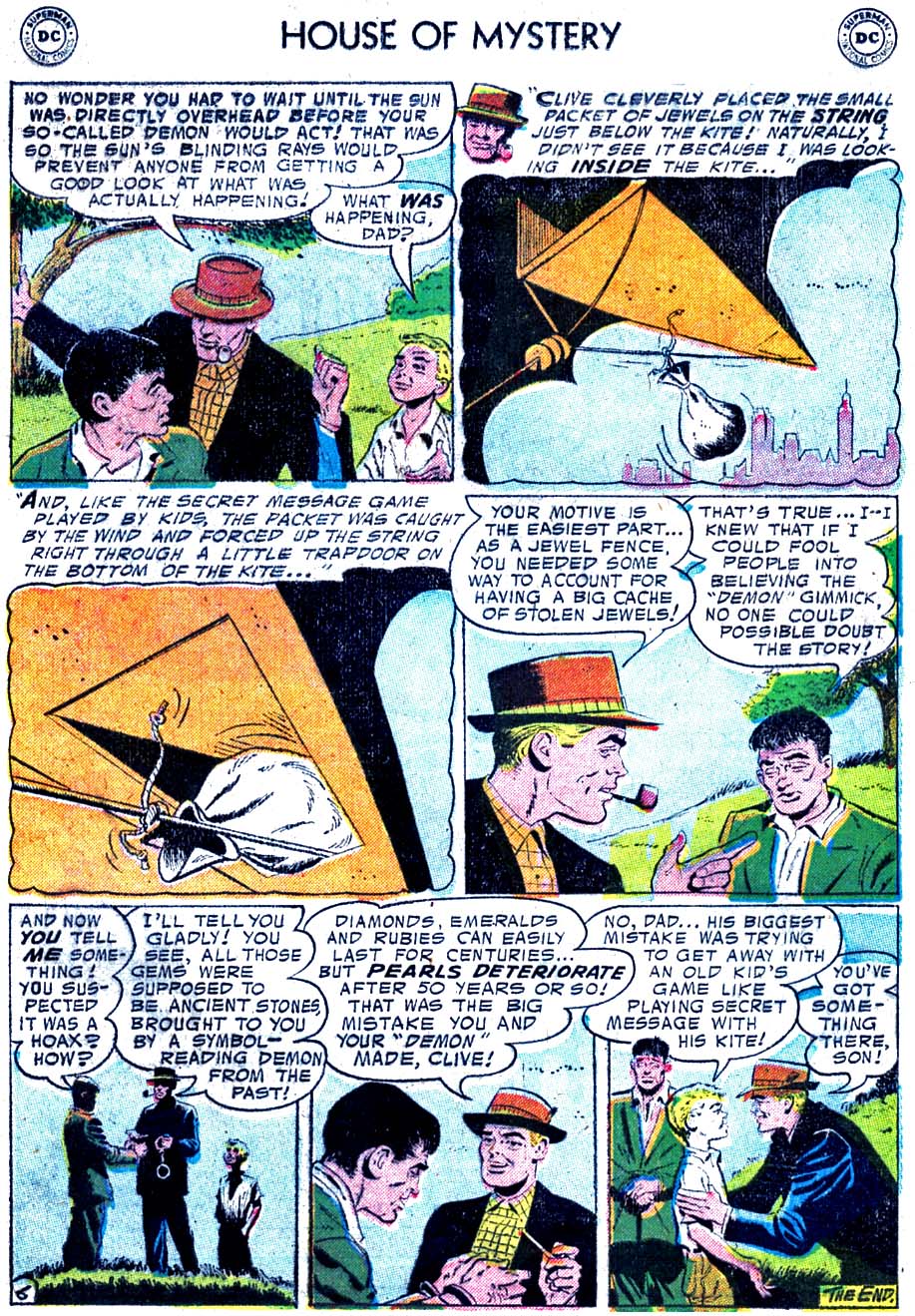 Read online House of Mystery (1951) comic -  Issue #45 - 33
