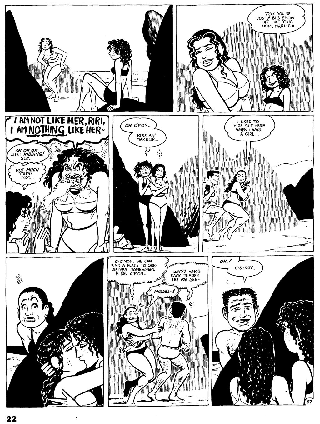 Read online Love and Rockets (1982) comic -  Issue #24 - 24
