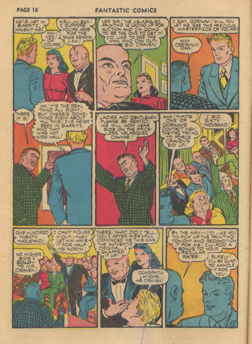 Read online Fantastic Comics comic -  Issue #23 - 17