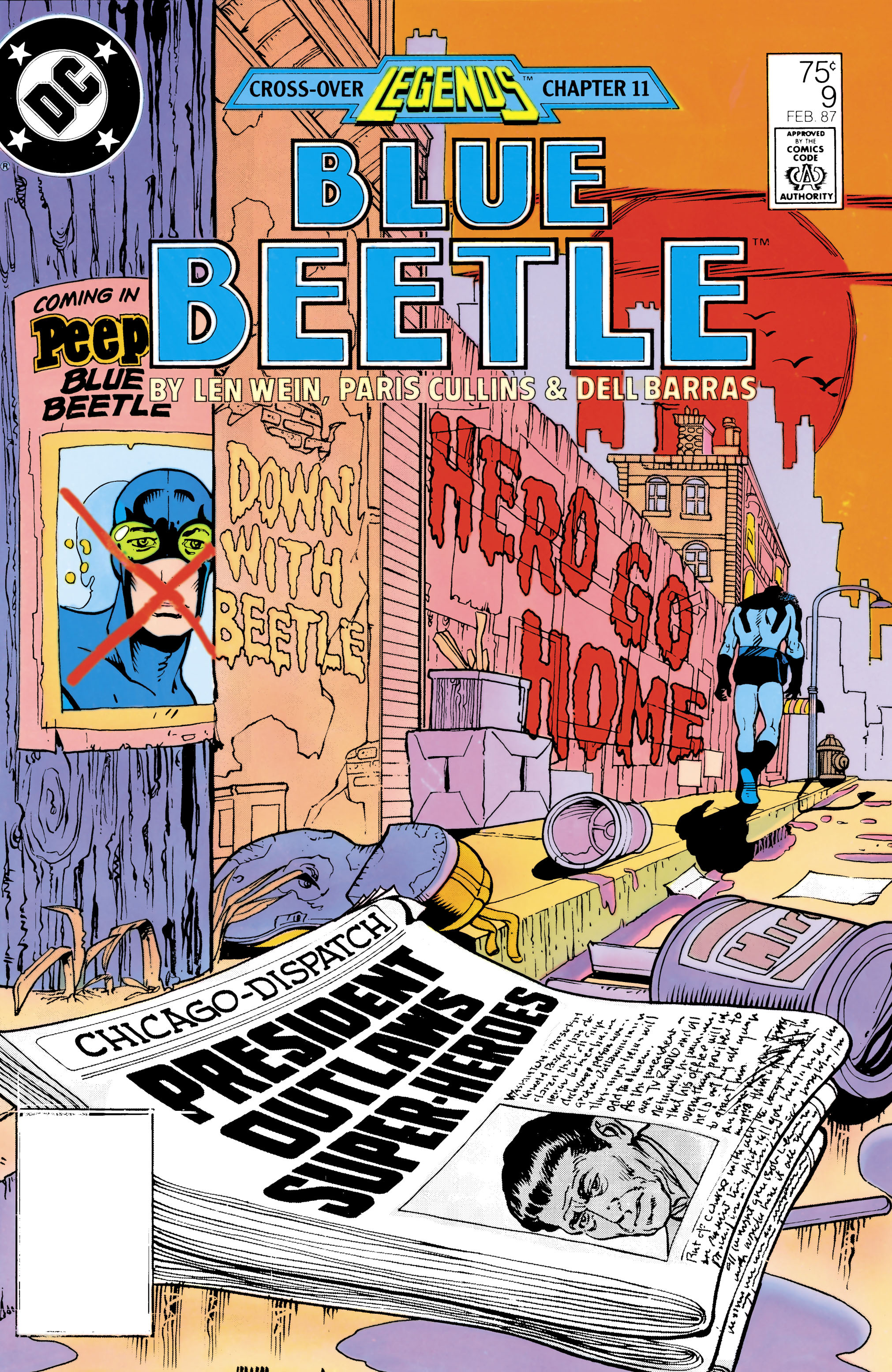 Read online Blue Beetle (1986) comic -  Issue #9 - 1