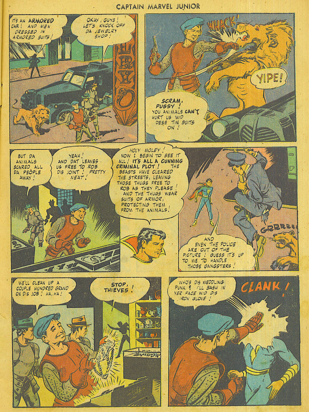 Read online Captain Marvel, Jr. comic -  Issue #43 - 6